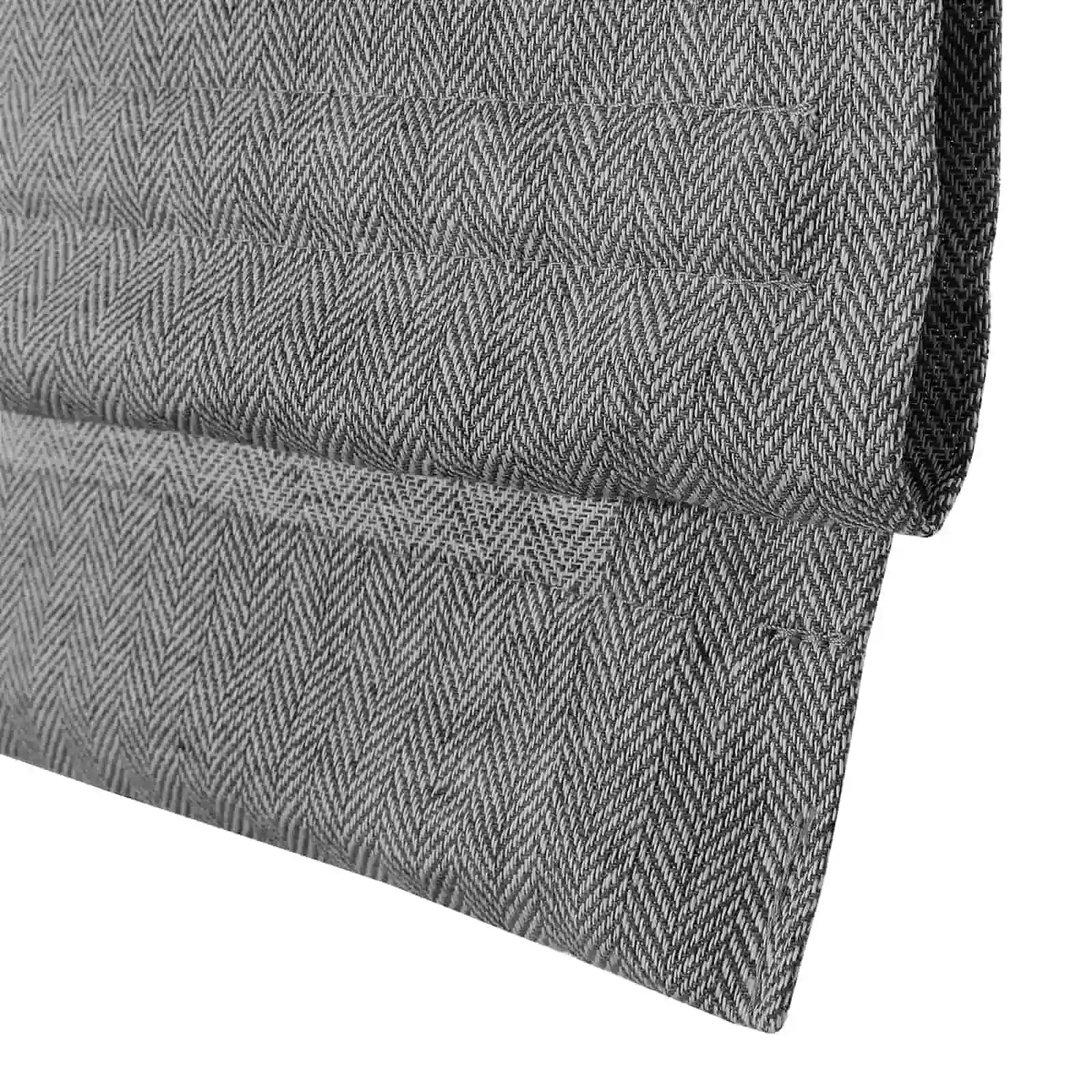 Ron Linen Cotton Herringbone Roman Shade Cordless - Image 52