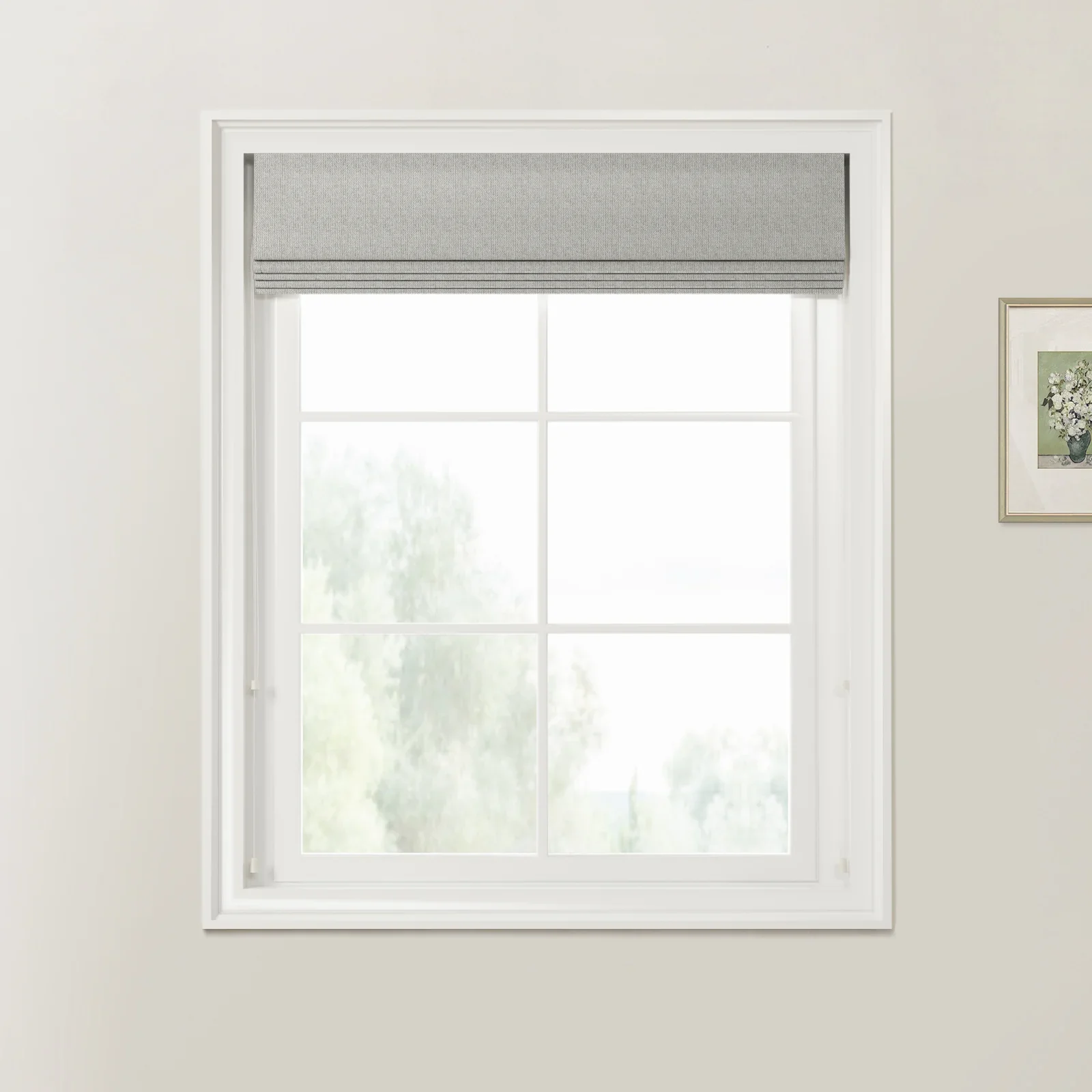 Ron Herringbone Texture Zebra Roman Blinds Cord Lift - Image 20