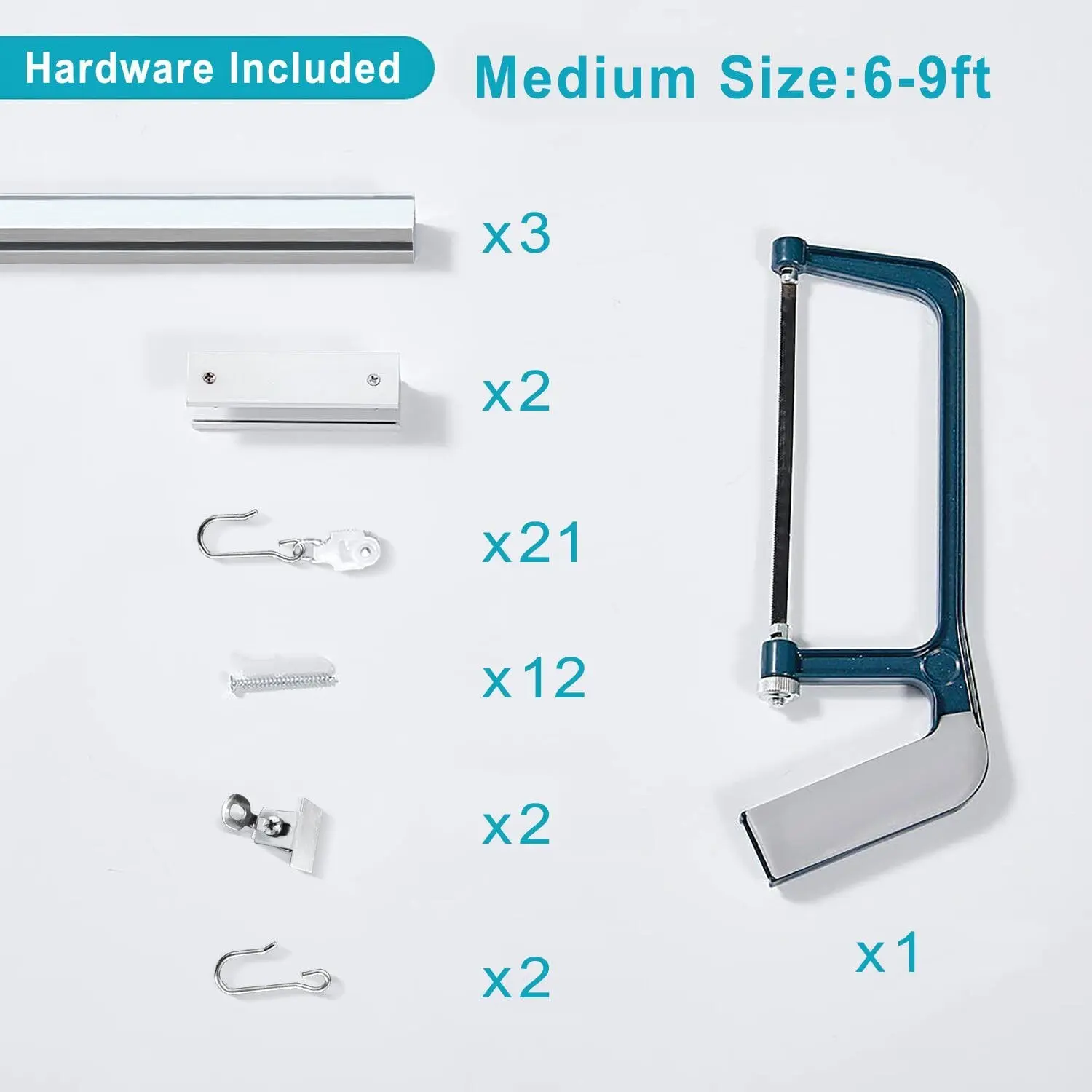 Atlanta Room Divider Blackout Curtain with Ceiling Track Kit - Image 24