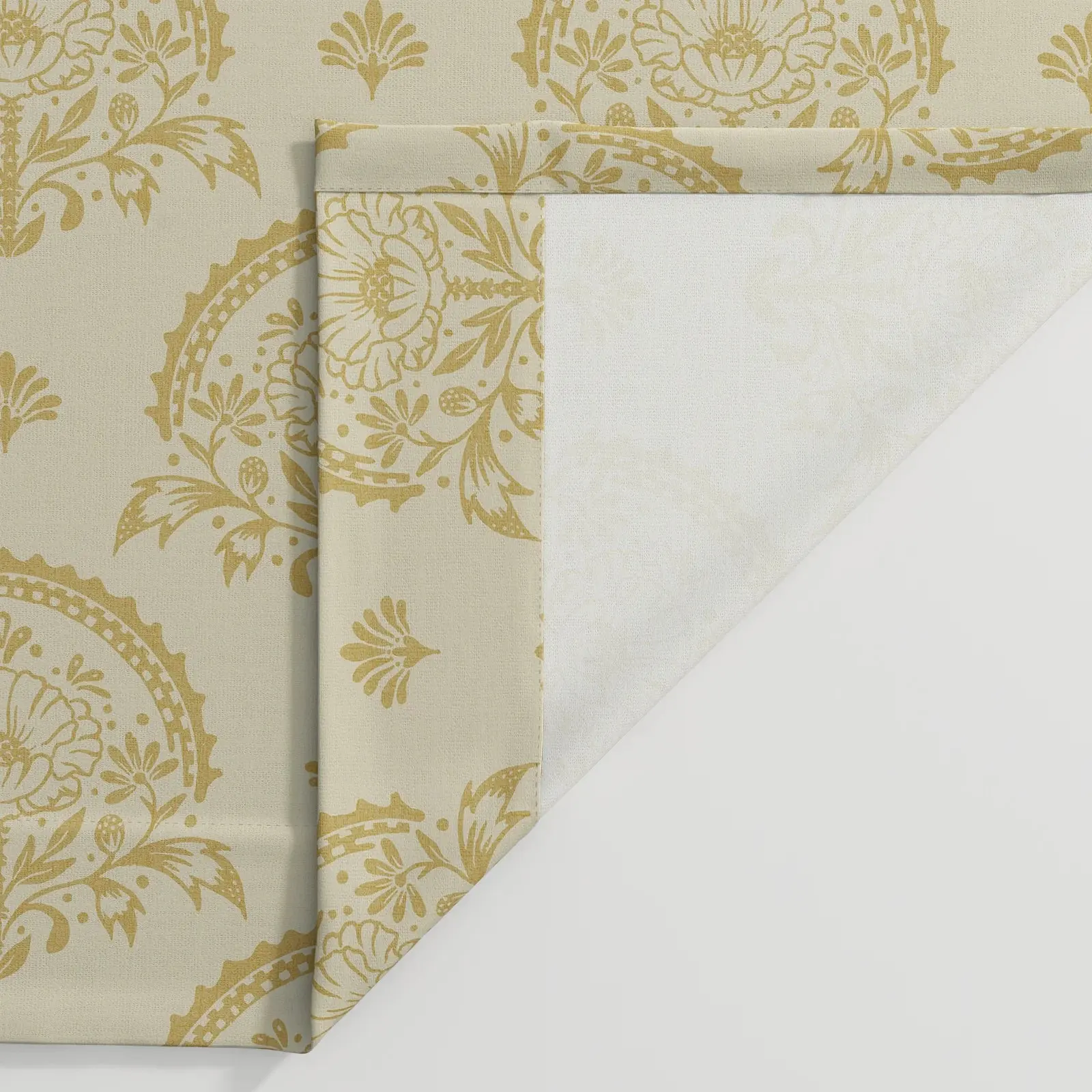 Sabrina Ramkhelawan Canyon Grove Cotton Print Drapery Pleated - Image 17