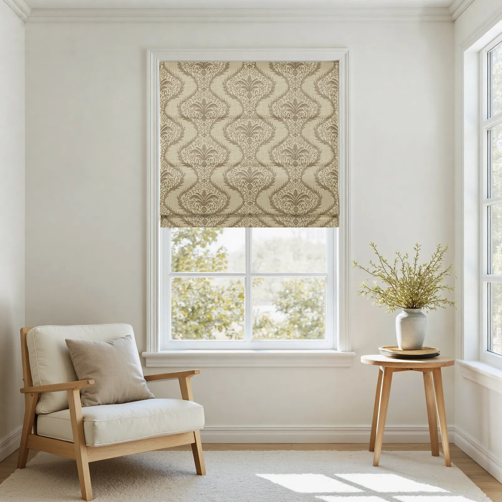 Sabrina Ramkhelawan Canyon Grove Cotton Roman Shade Cordless - Image 12