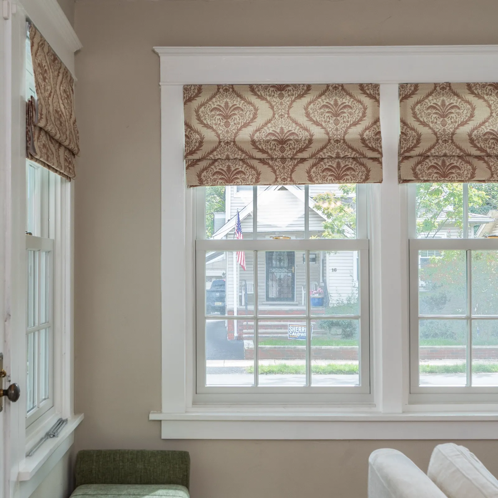 Sabrina Ramkhelawan Canyon Grove Cotton Roman Shade Cordless - Image 6