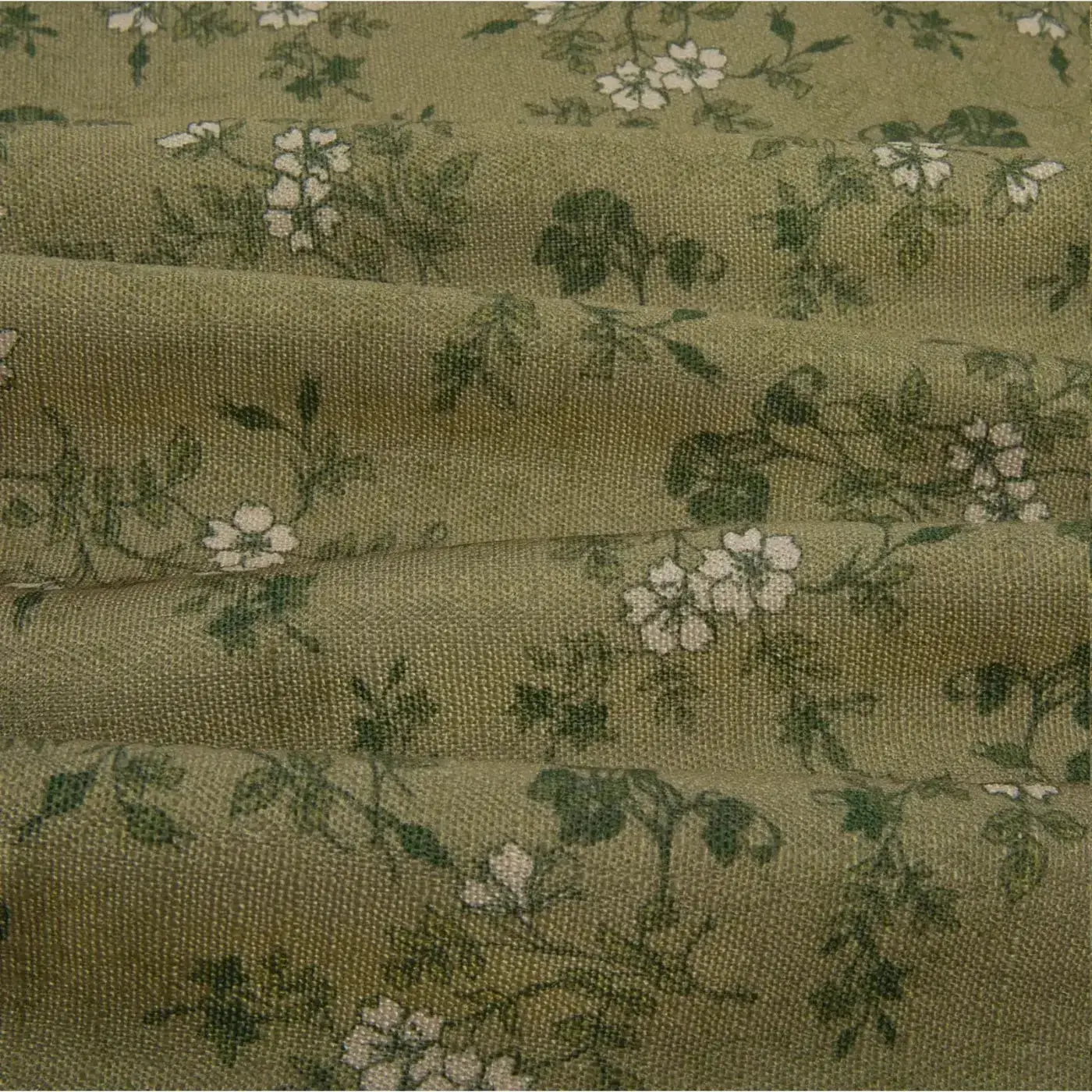 Sara Le Print Linen Pleated Cafe Curtains - Image 121
