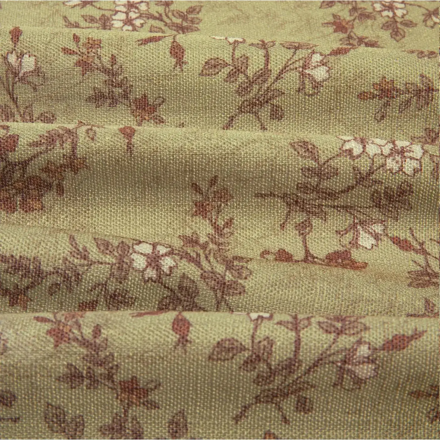 Sara Le Print Linen Pleated Cafe Curtains - Image 128