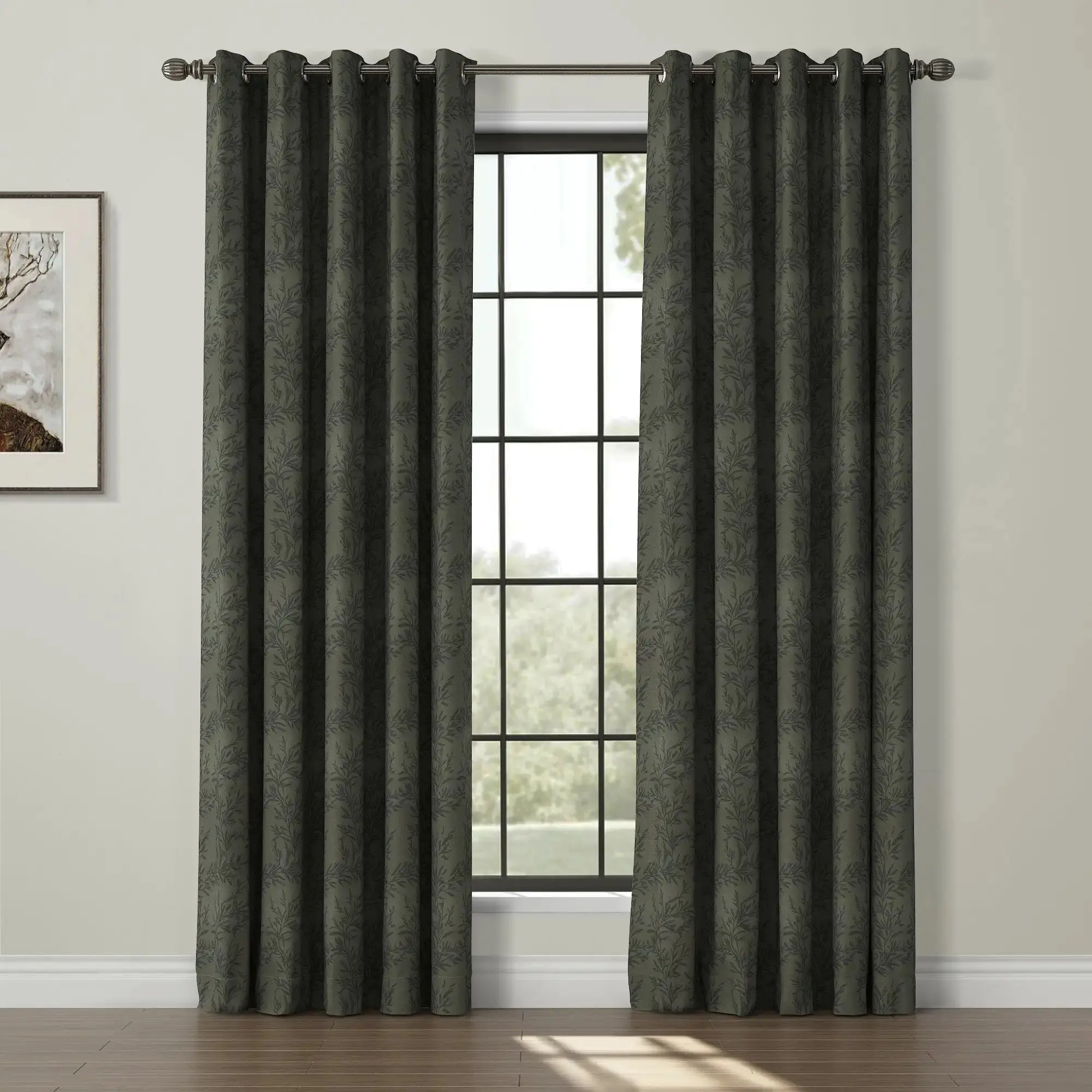 Sara Le Print Linen Drapery Grommet - Image 15