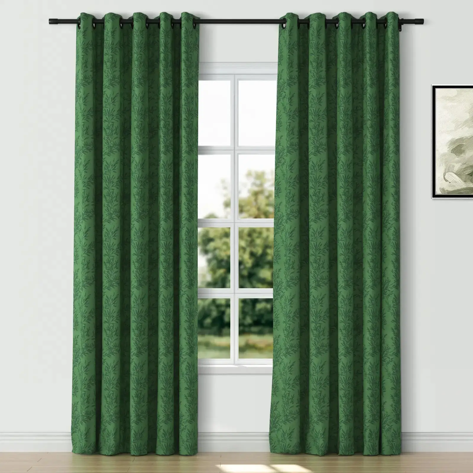 Sara Le Print Linen Drapery Grommet - Image 20