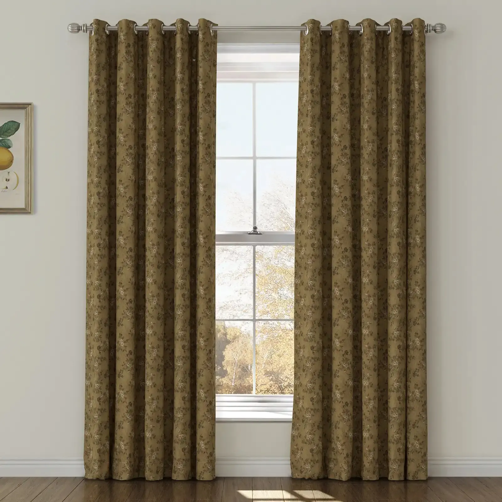 Sara Le Print Linen Drapery Grommet - Image 6
