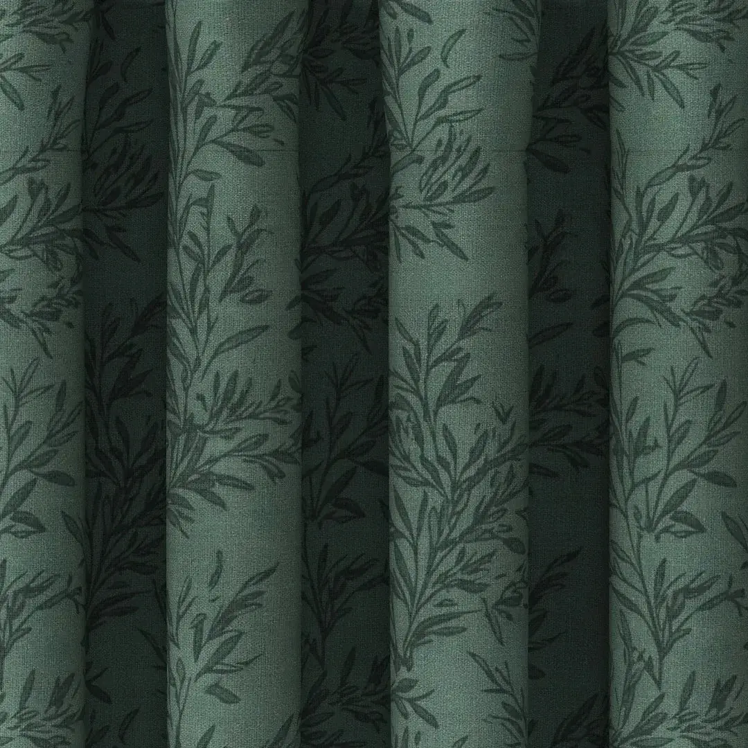 Sara Le Print Linen Drapery Pleated - Image 108