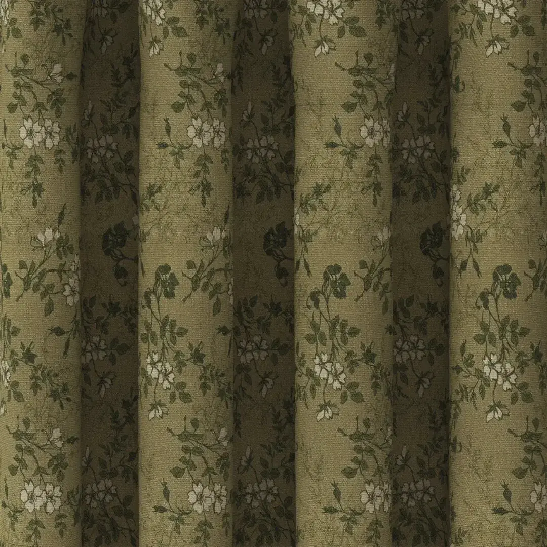 Sara Le Print Linen Drapery Pleated - Image 110