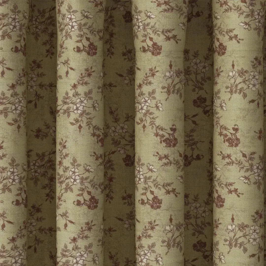 Sara Le Print Linen Drapery Pleated - Image 116