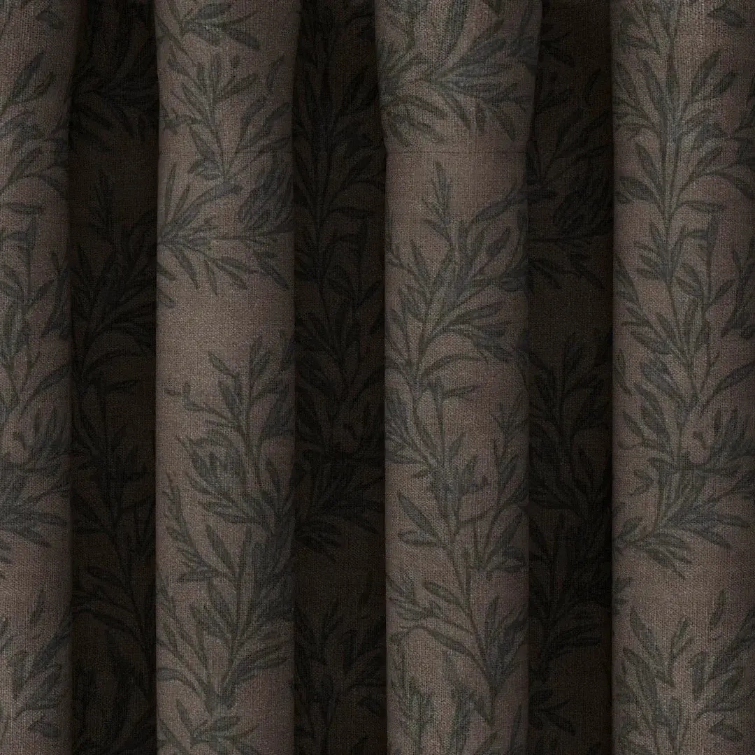 Sara Le Print Linen Drapery Pleated - Image 121