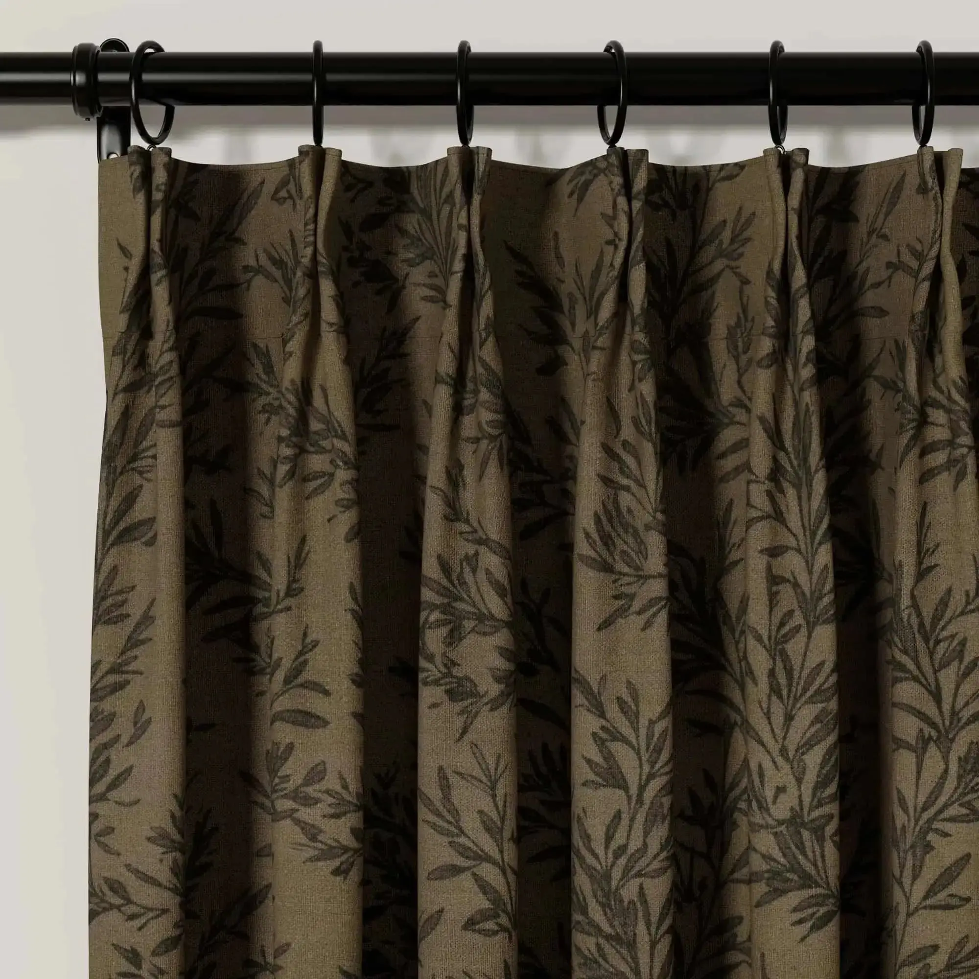 Sara Le Print Linen Drapery Pleated - Image 124