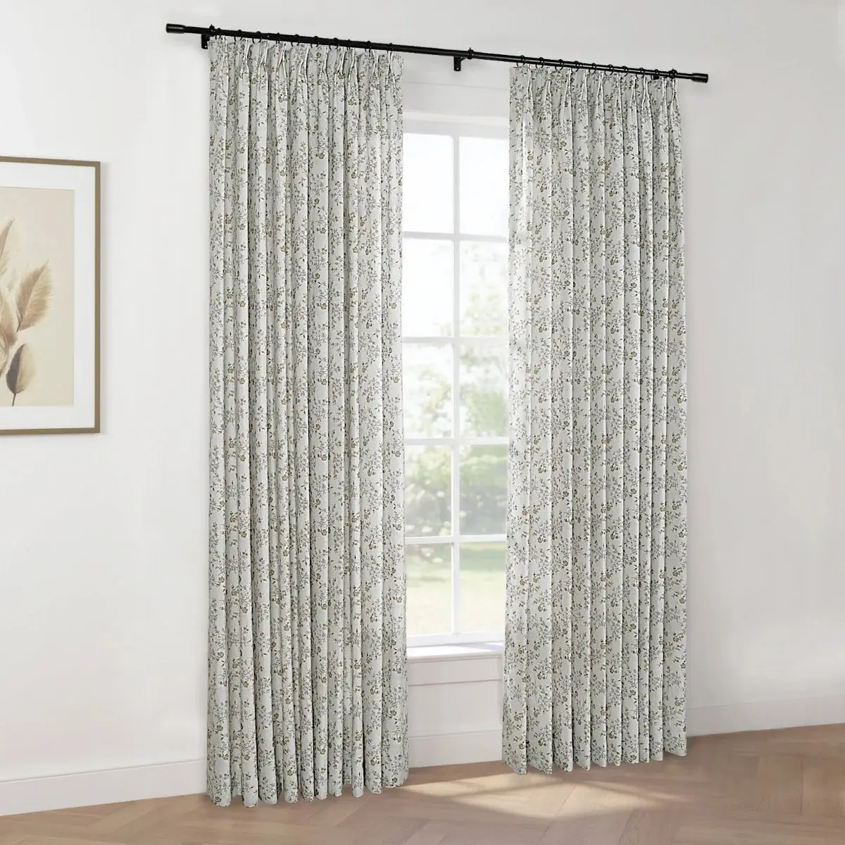 Sara Le Print Linen Drapery Pleated - Image 127