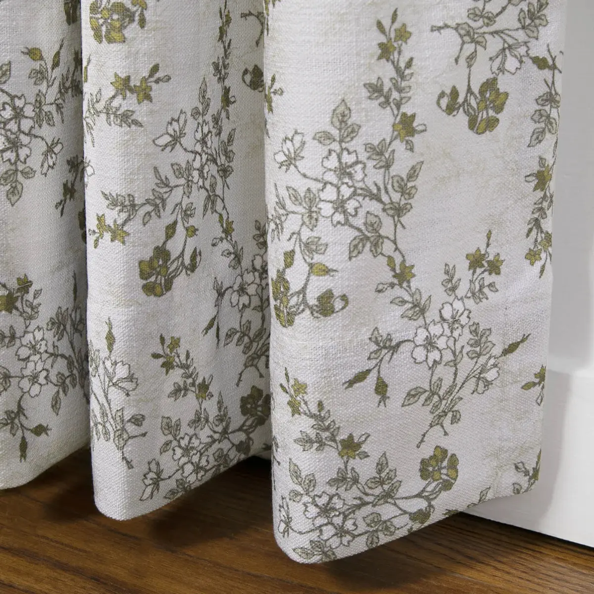 Sara Le Print Linen Drapery Pleated - Image 130