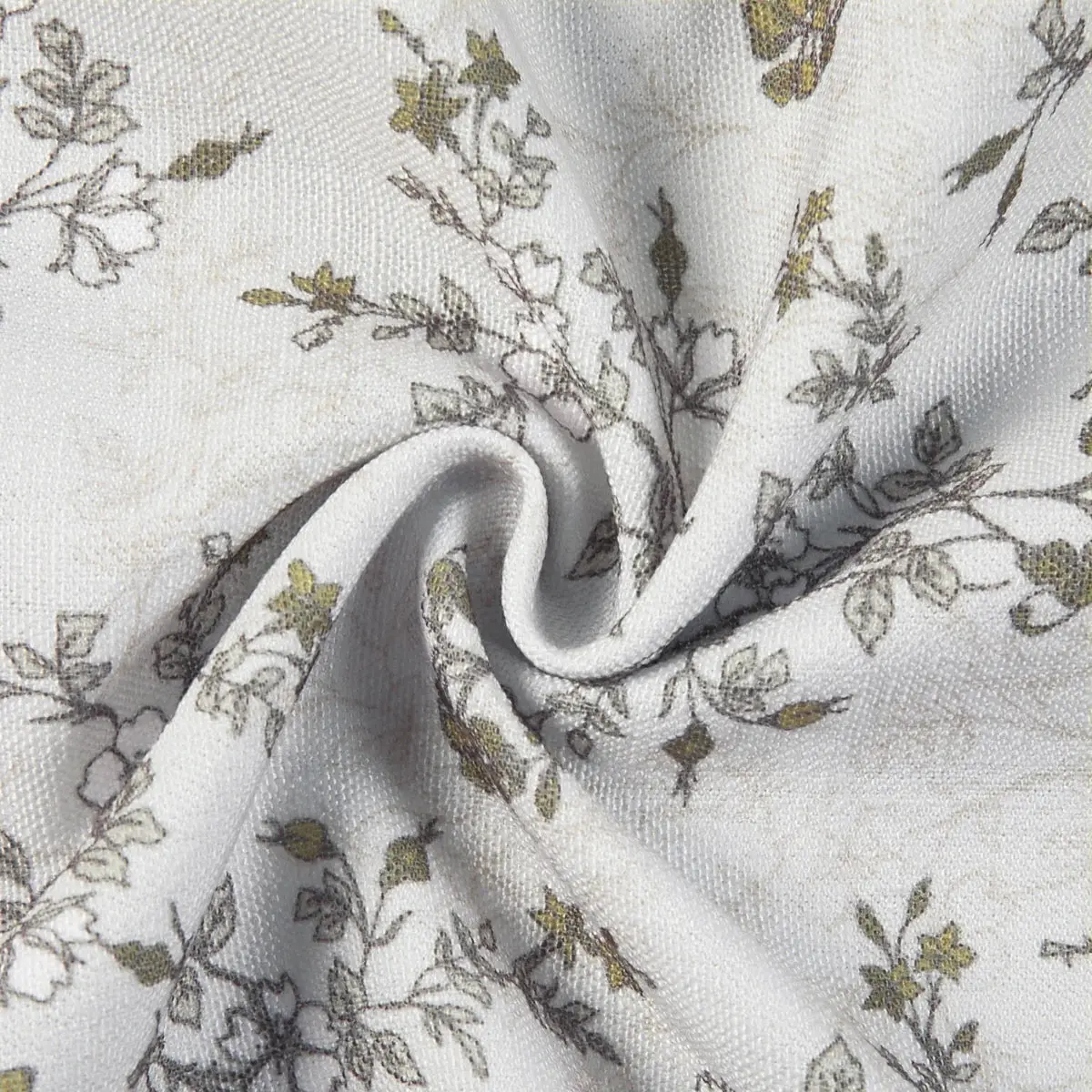 Sara Le Print Linen Drapery Pleated - Image 131
