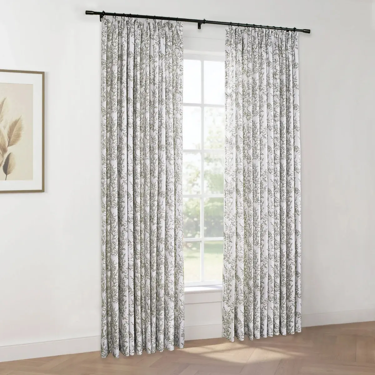 Sara Le Print Linen Drapery Pleated - Image 133