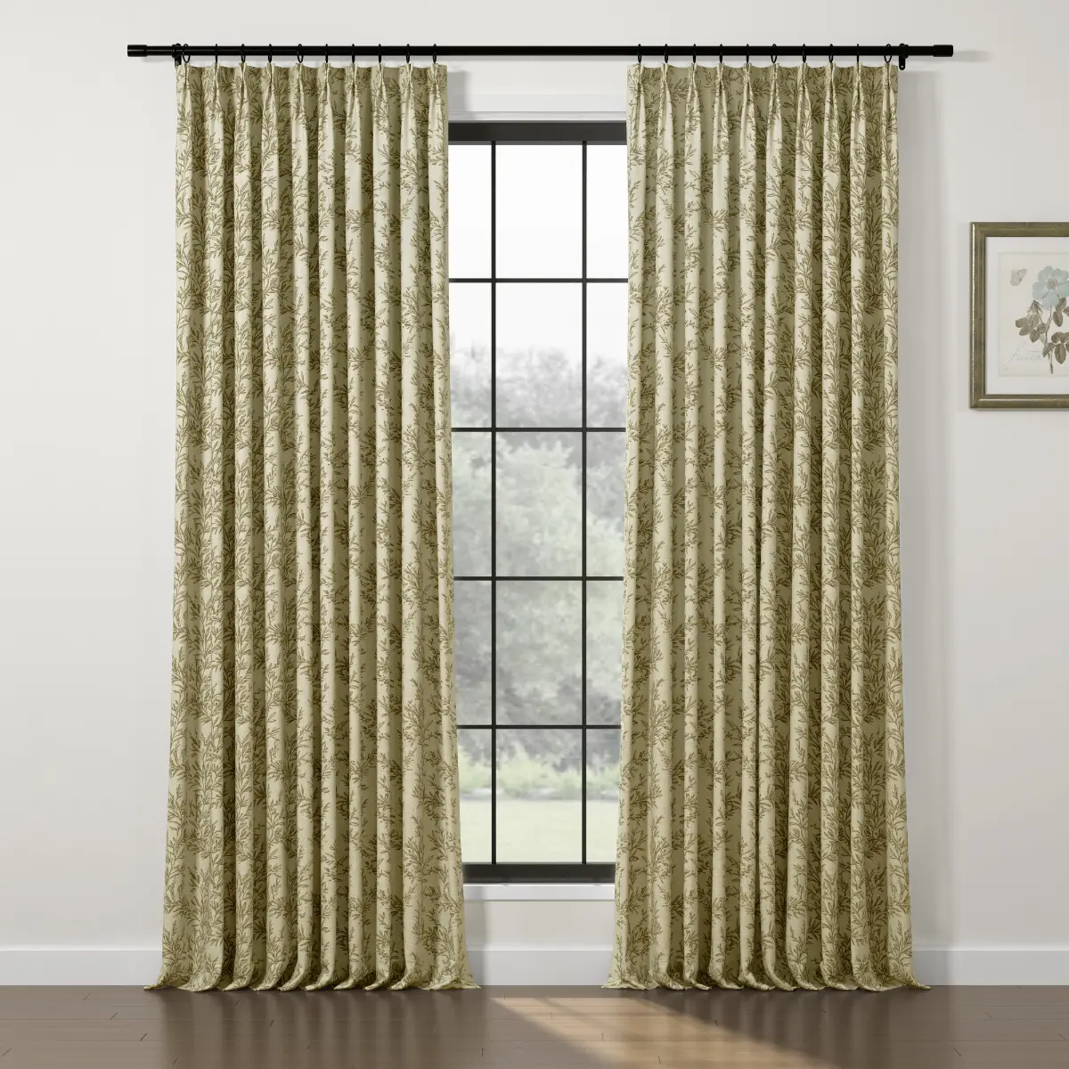Sara Le Print Linen Drapery Pleated - Image 78