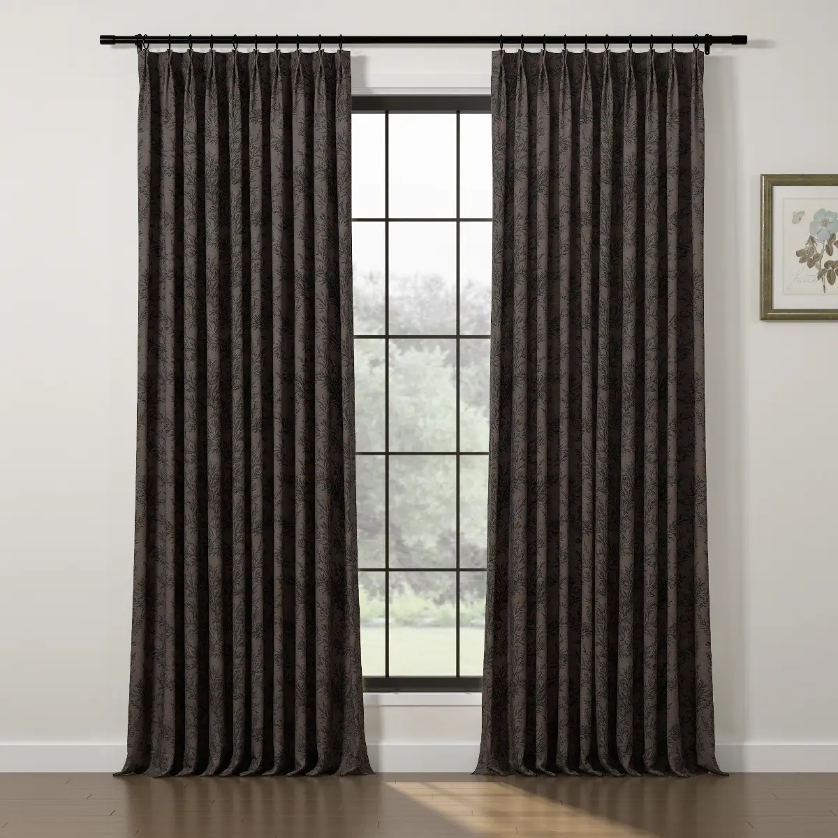 Sara Le Print Linen Drapery Pleated - Image 80
