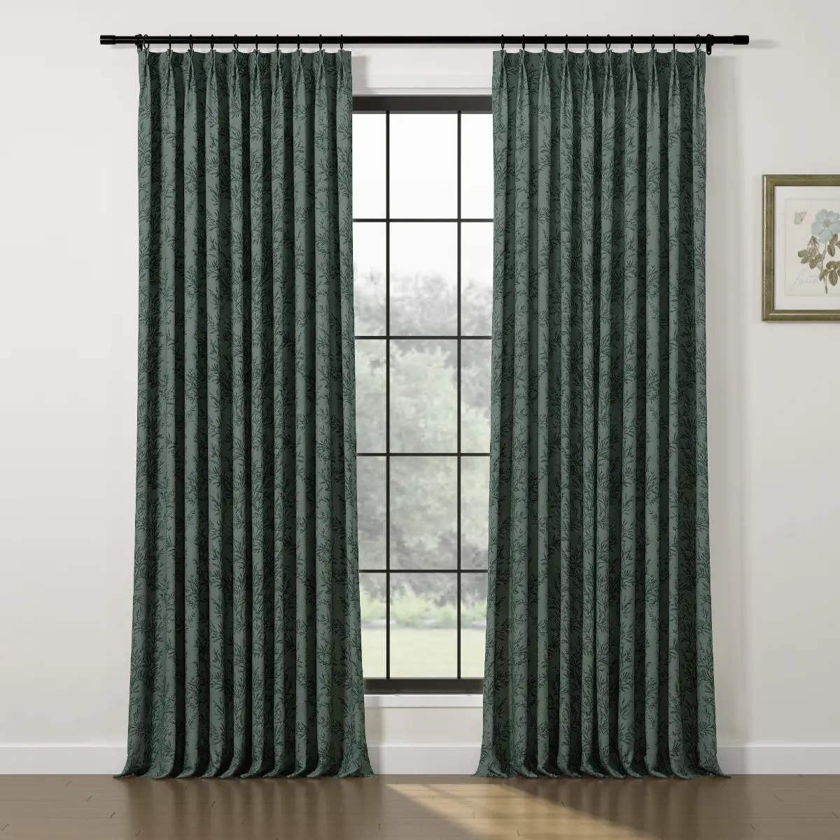 Sara Le Print Linen Drapery Pleated - Image 81