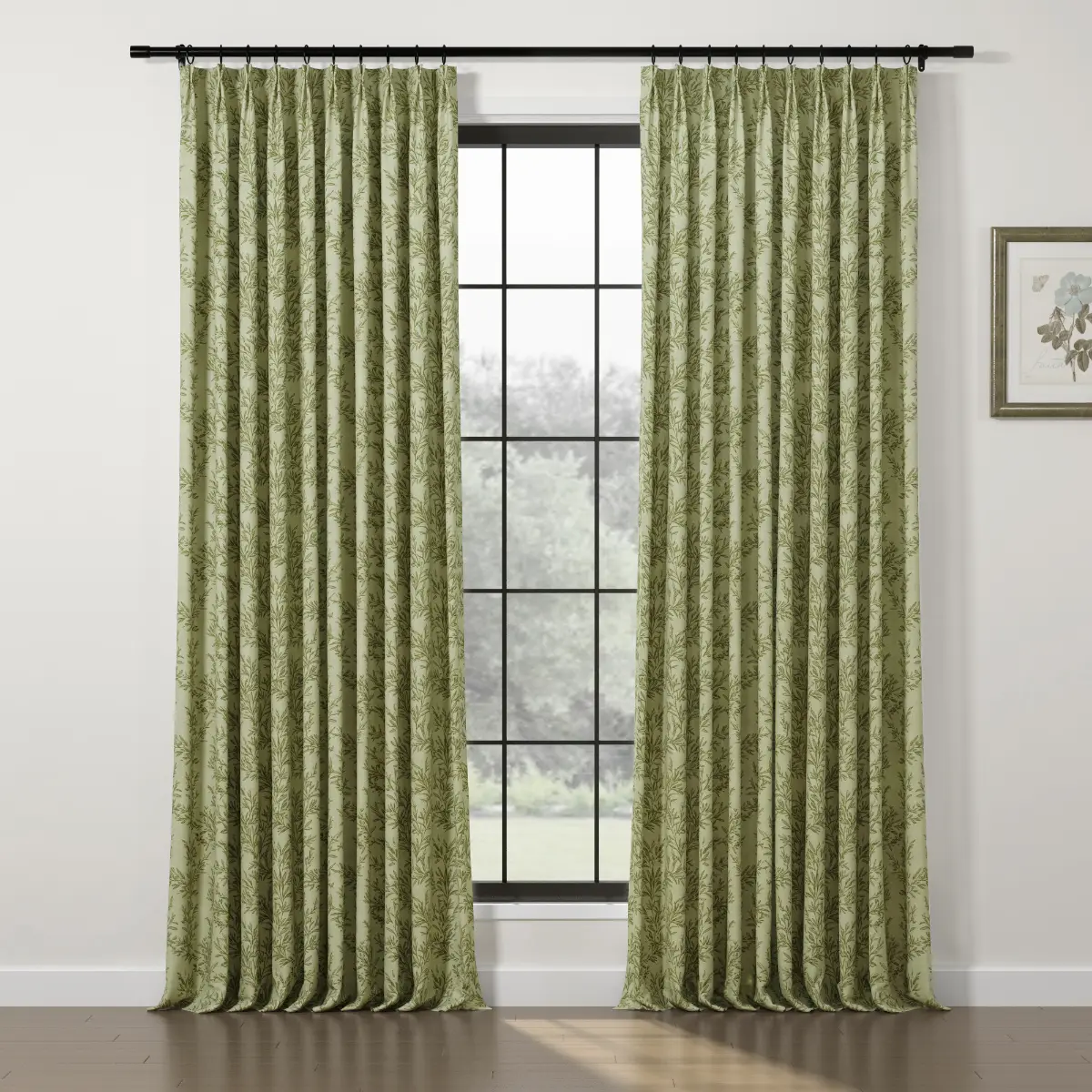 Sara Le Print Linen Drapery Pleated - Image 82