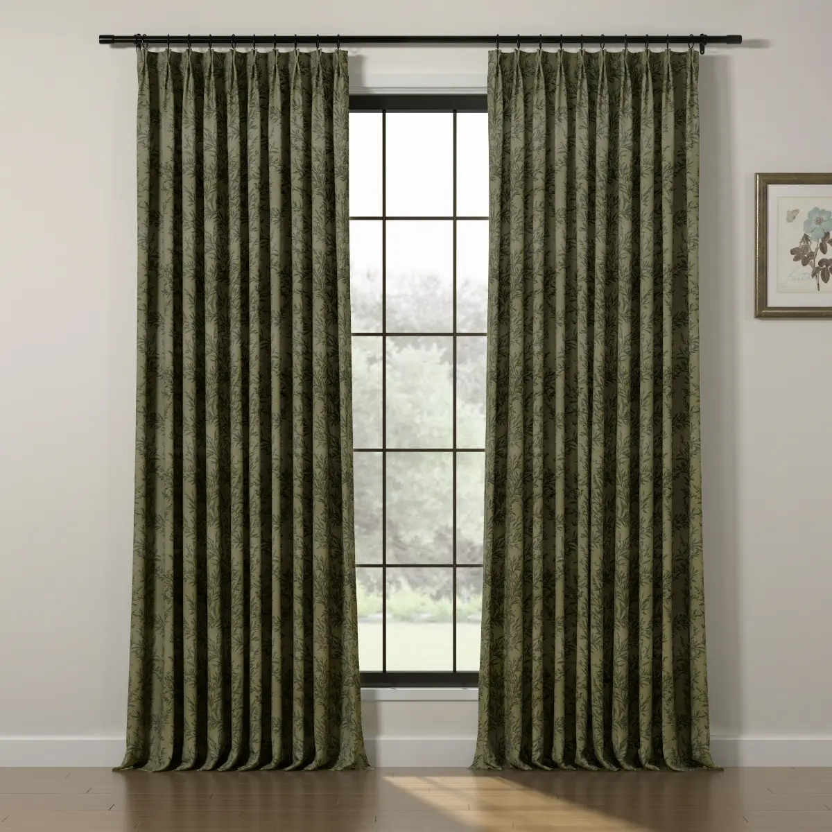 Sara Le Print Linen Drapery Pleated - Image 83