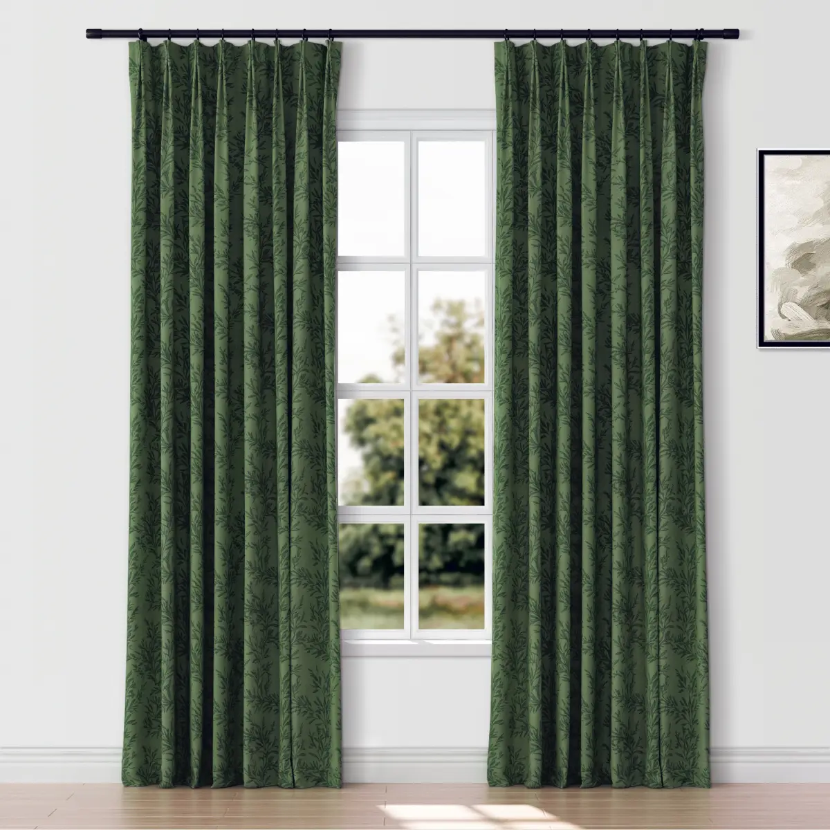 Sara Le Print Linen Drapery Pleated - Image 88