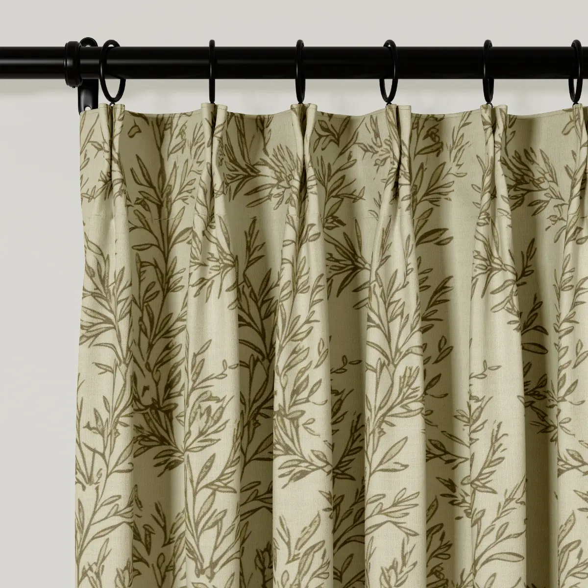 Sara Le Print Linen Drapery Pleated - Image 92