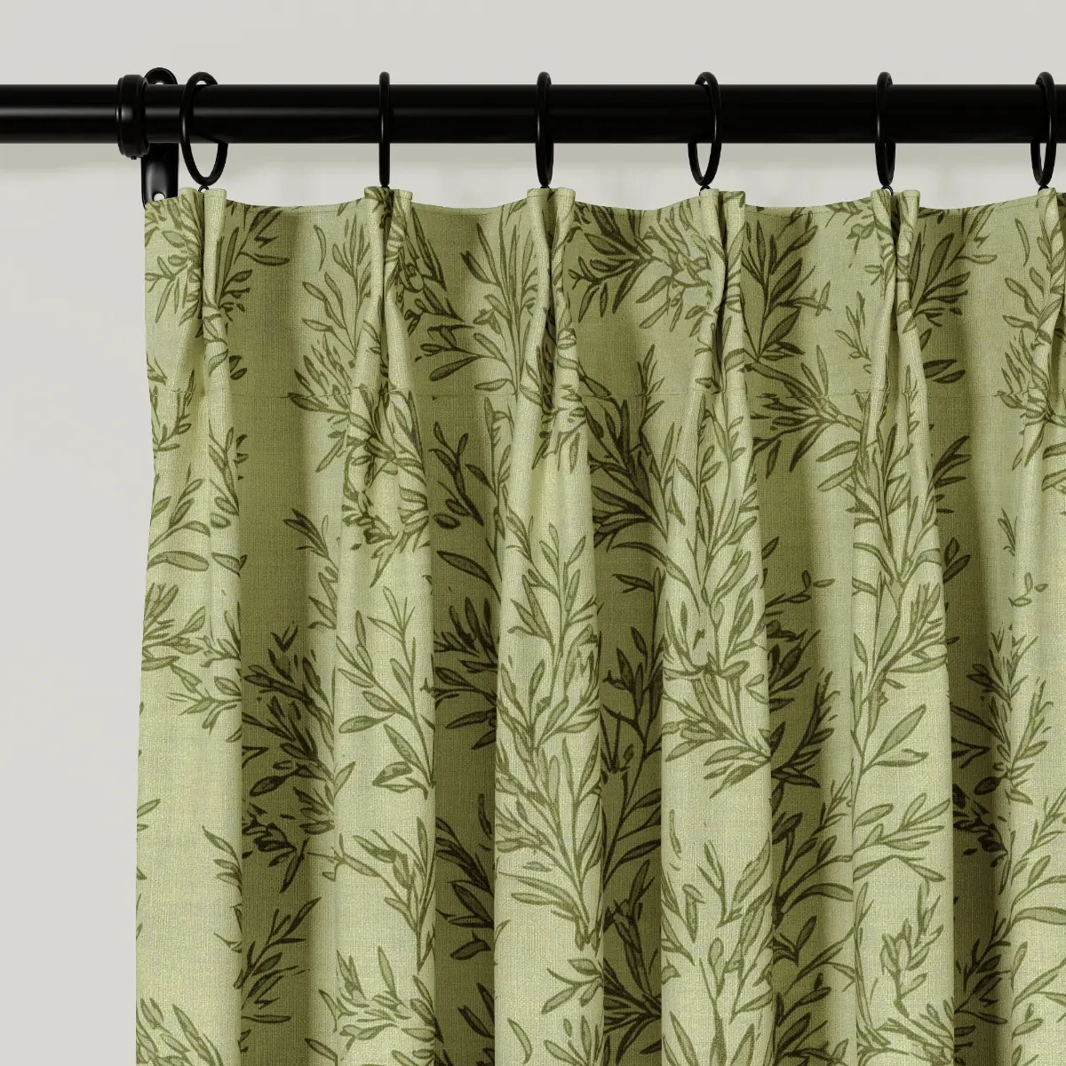 Sara Le Print Linen Drapery Pleated - Image 93