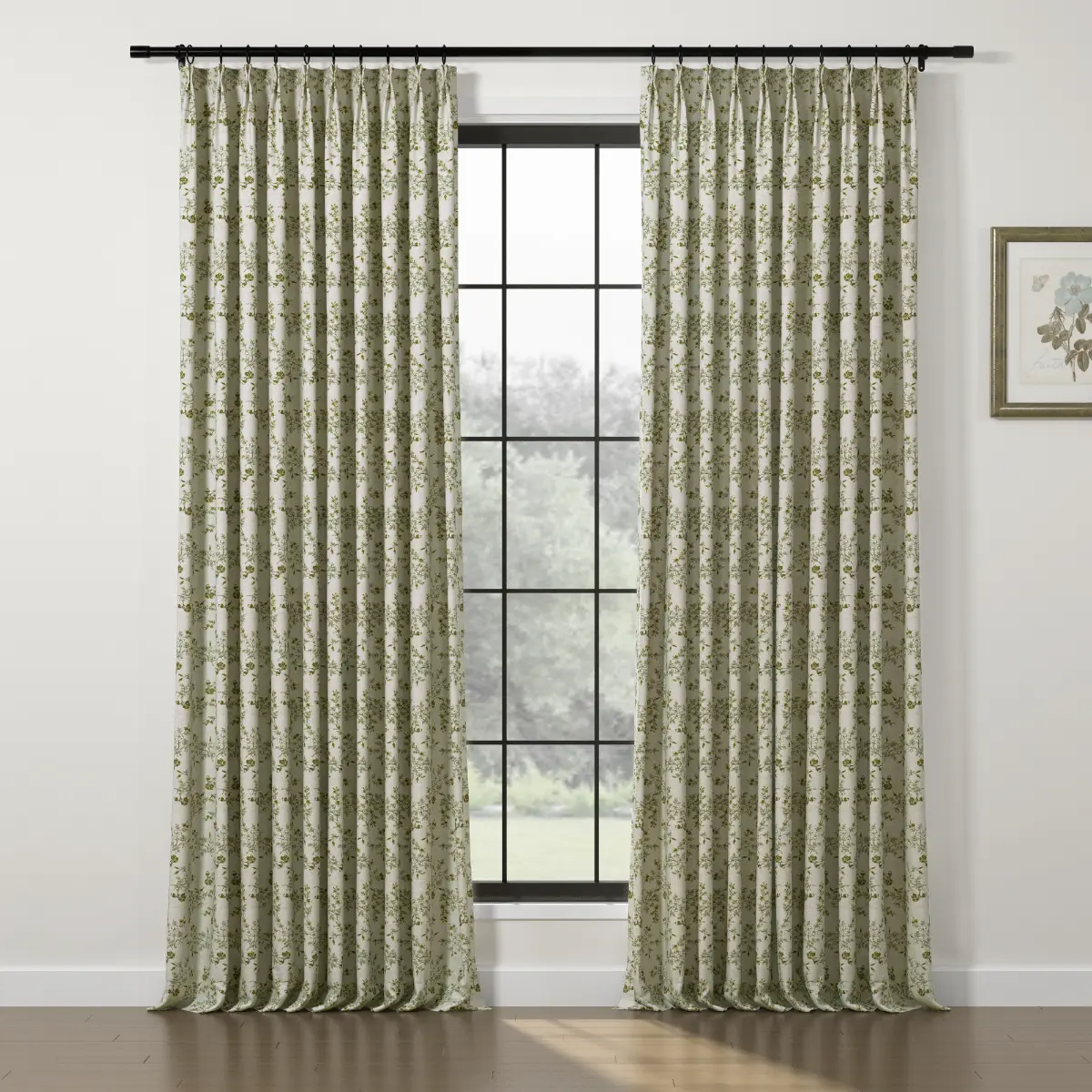 Sara Le Print Linen Drapery Pleated - Image 99