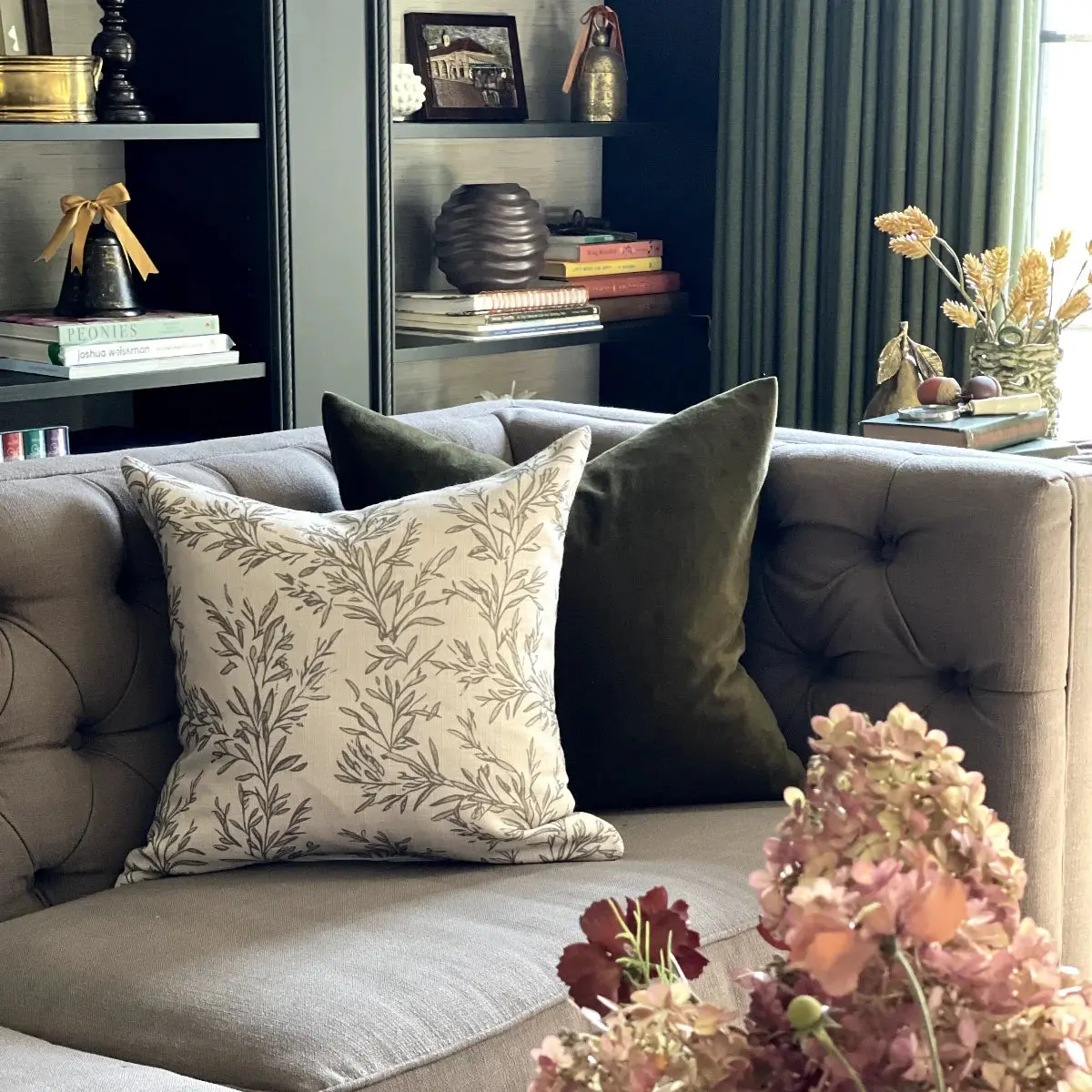 Sara Le Print Linen Pillow Cover - Image 43