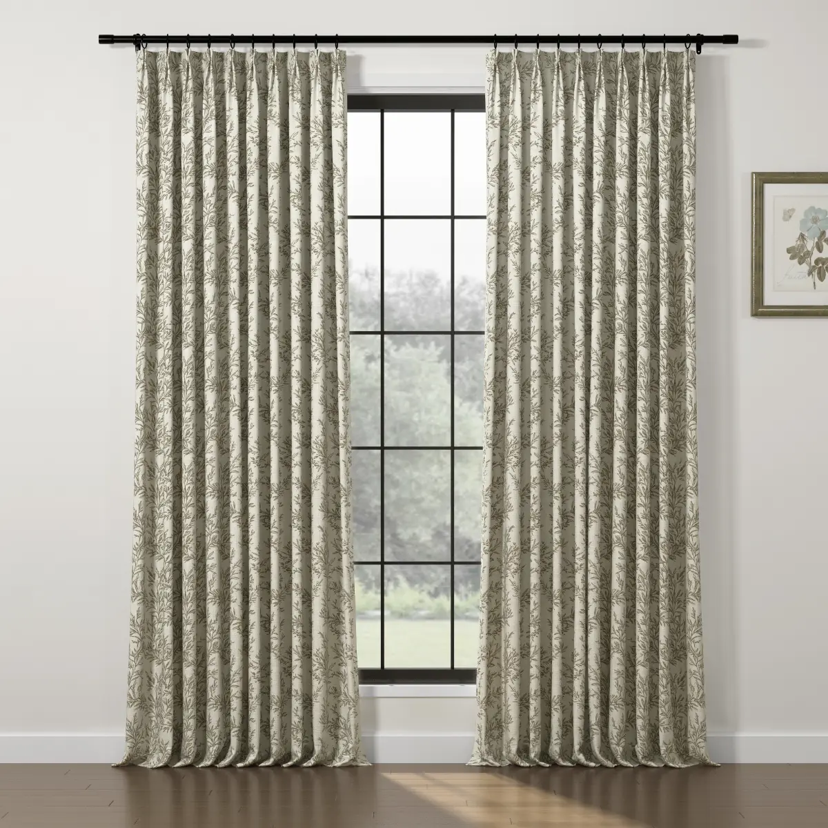 Sara Le Print Linen Drapery Pleated - Image 74