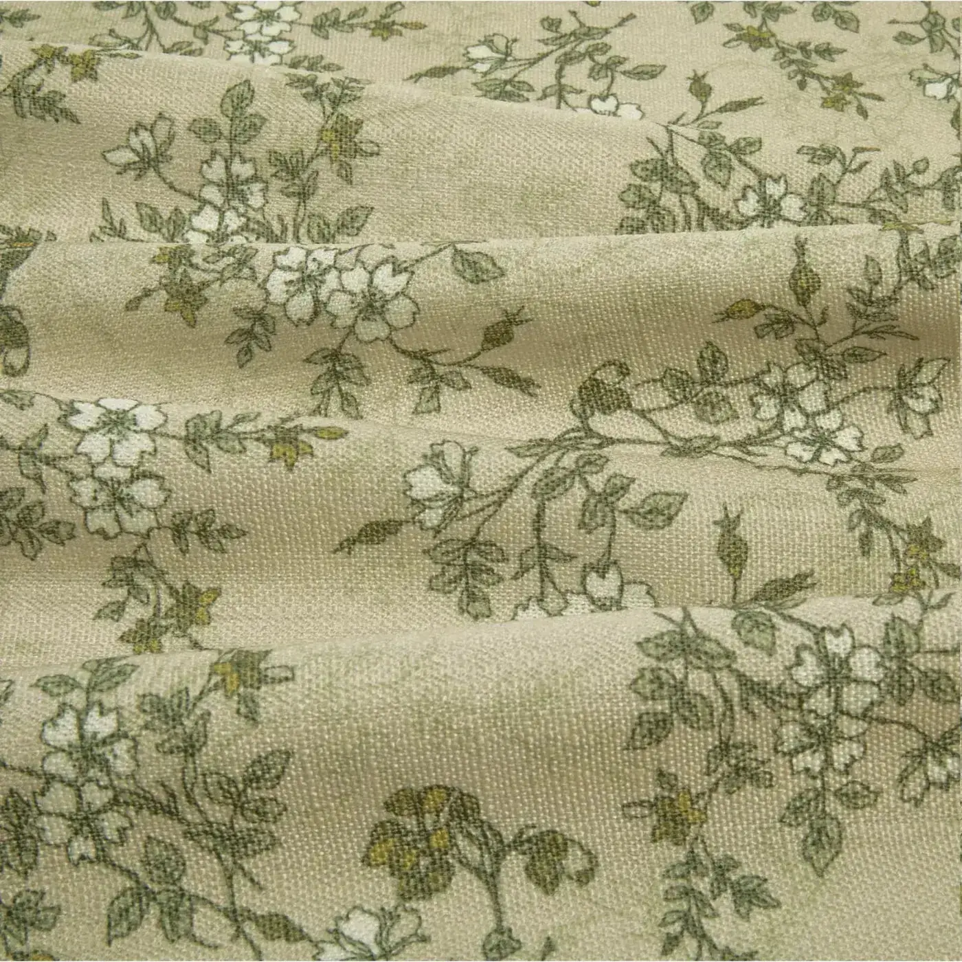 Sara Le Print Linen Pleated Cafe Curtains - Image 131