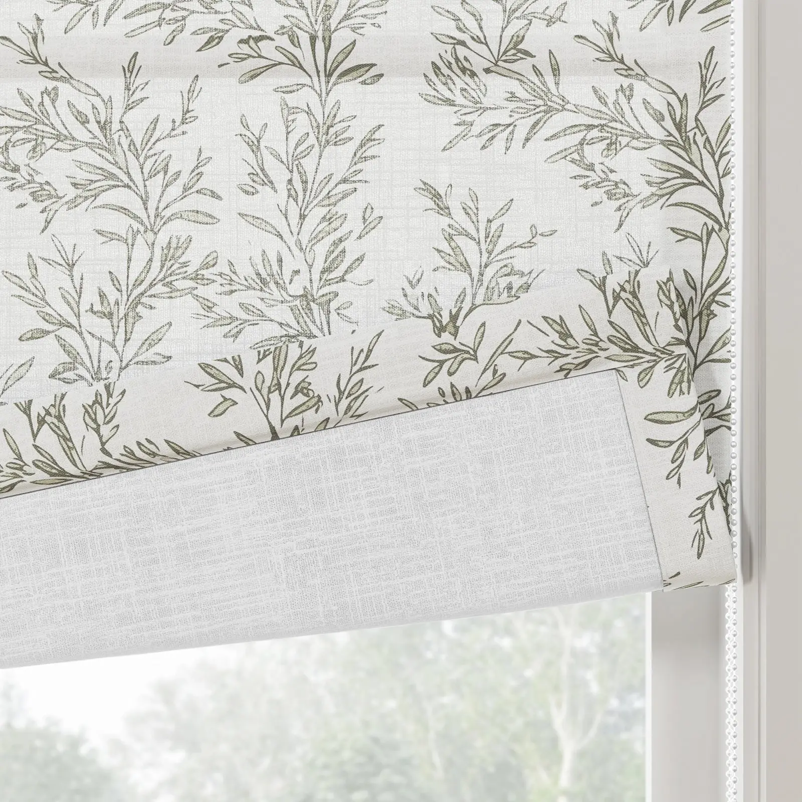 Sara Le Printed Roman Shade Cord Lift - Image 76