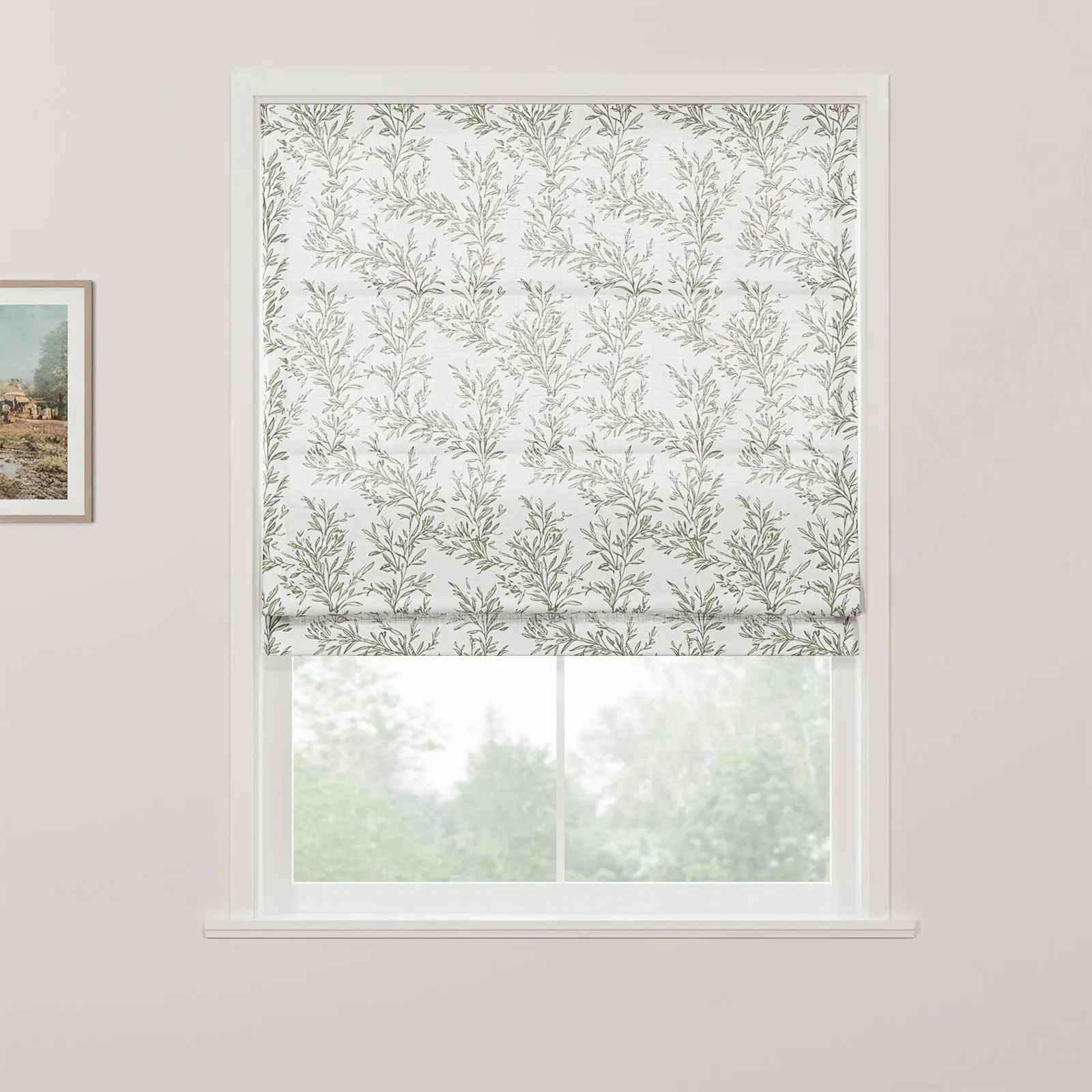 Sara Le Printed Roman Shade Cordless Plus Size - Image 24