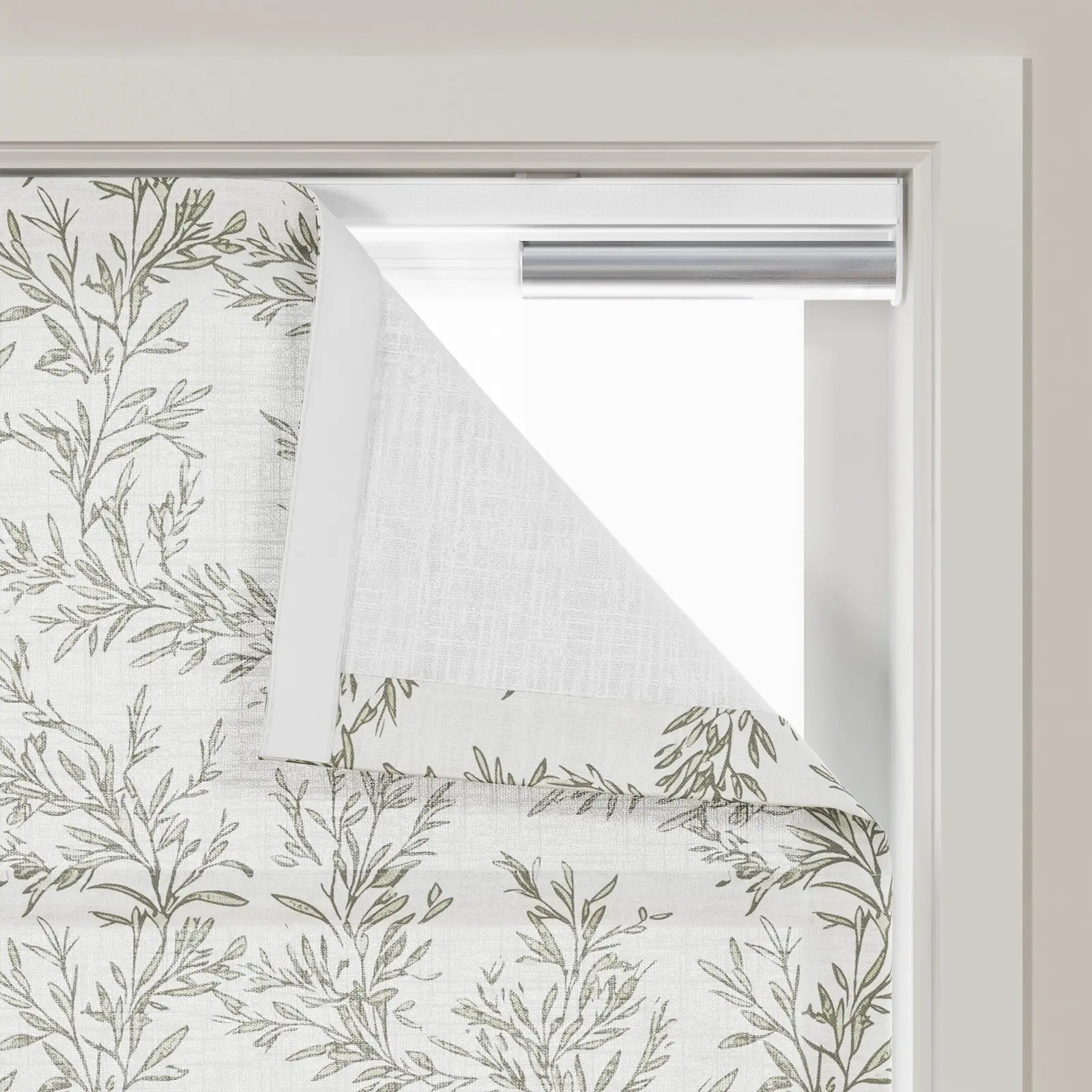 Sara Le Printed Roman Shade Cordless Plus Size - Image 25