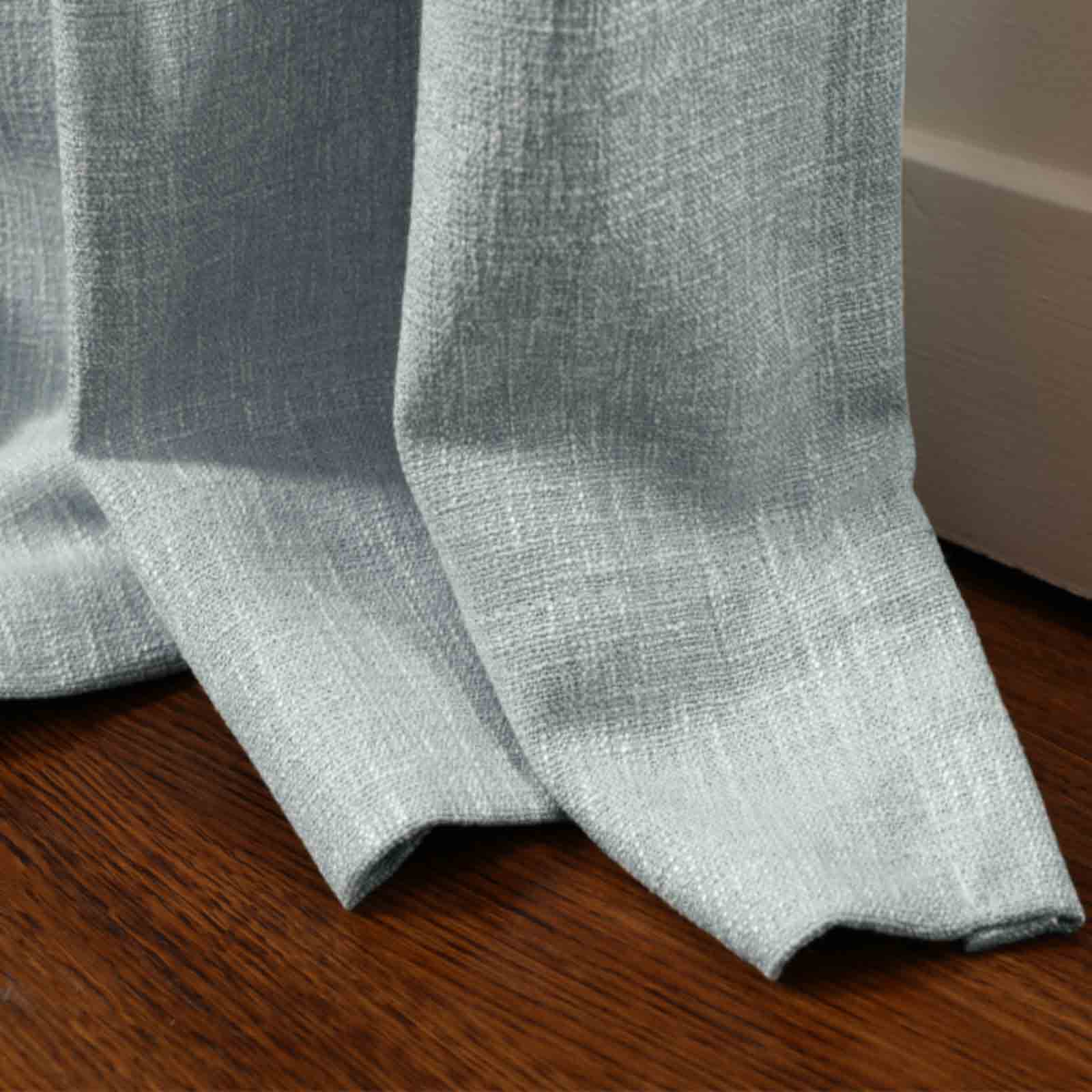 Sarai Textured Metallic Cotton Blend Curtain Grommet - Image 9