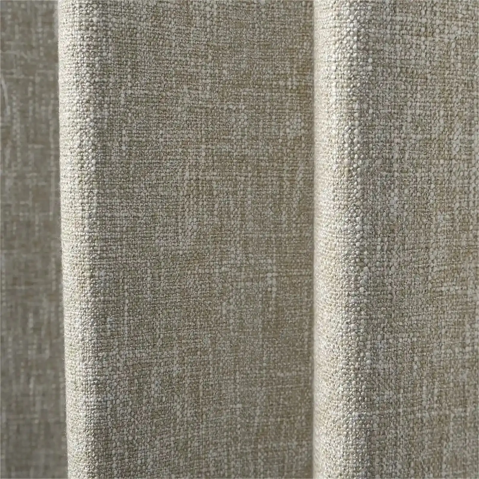 Sarai Textured Metallic Cotton Blend Curtain Pleated - Image 43