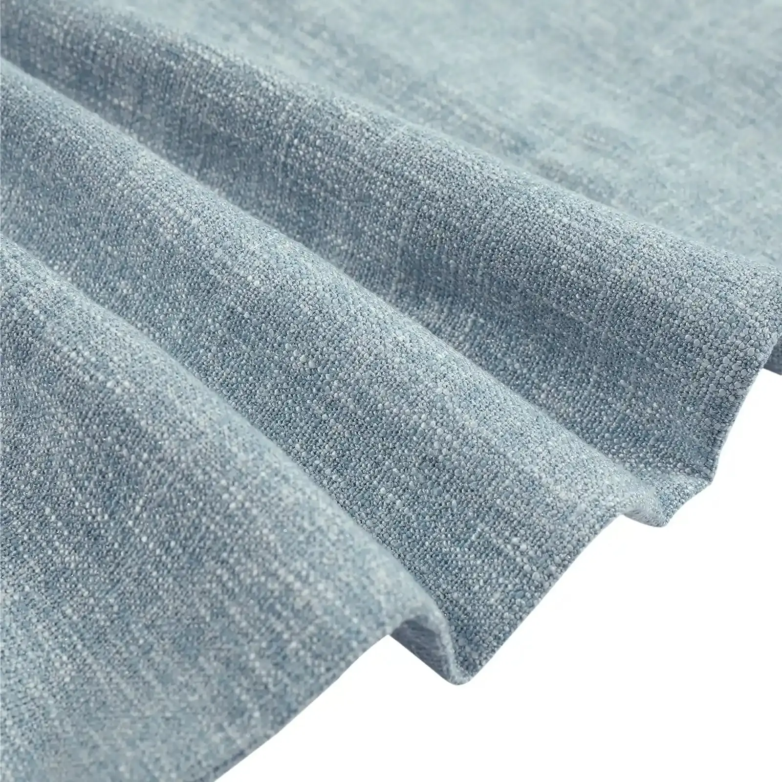 Sarai Textured Metallic Cotton Blend Curtain Pleated - Image 53