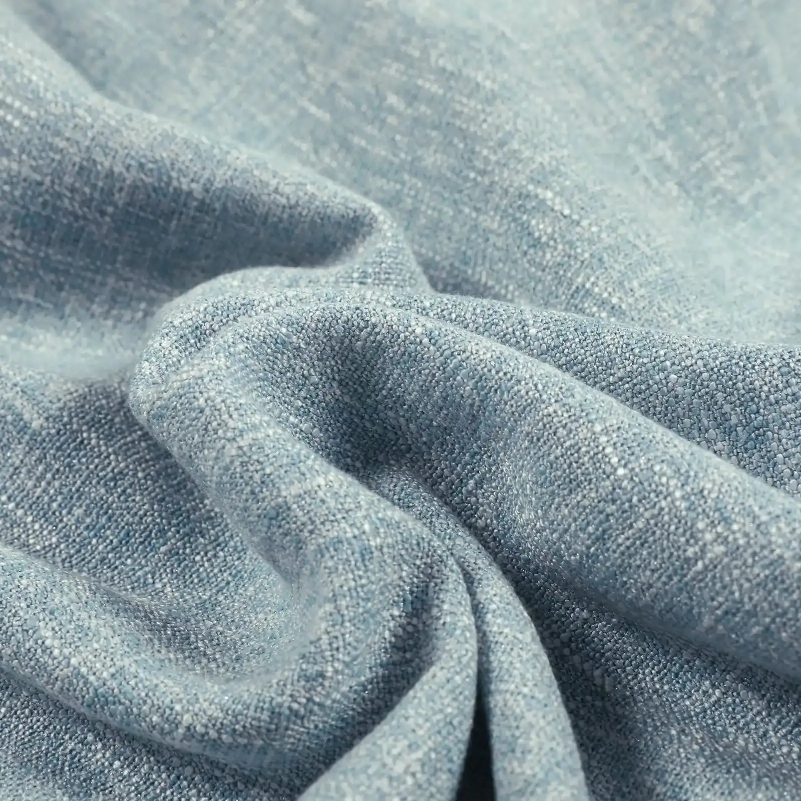 Sarai Textured Metallic Cotton Blend Curtain Pleated - Image 9