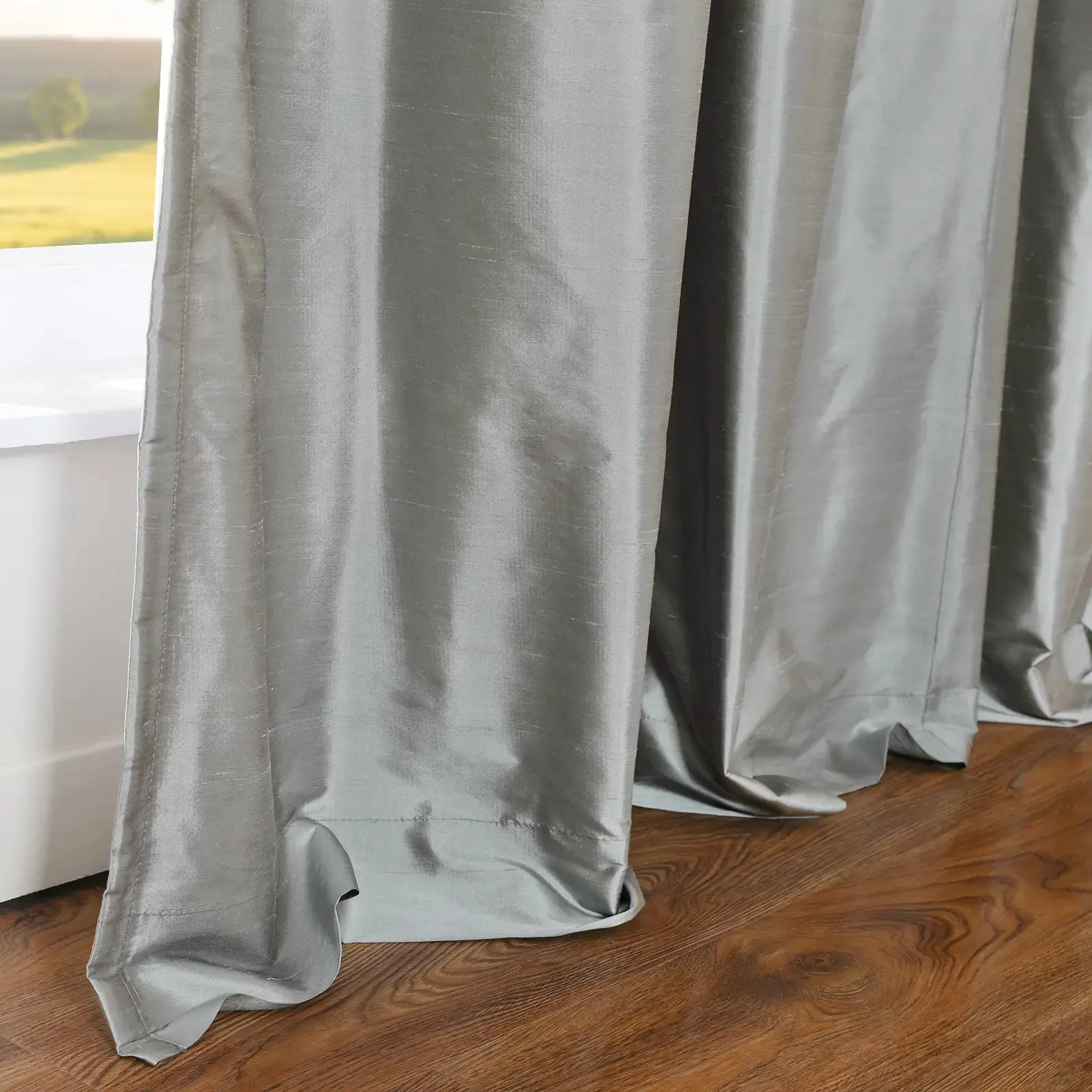 Selman Dupioni Silk Drapery Pleated - Image 100