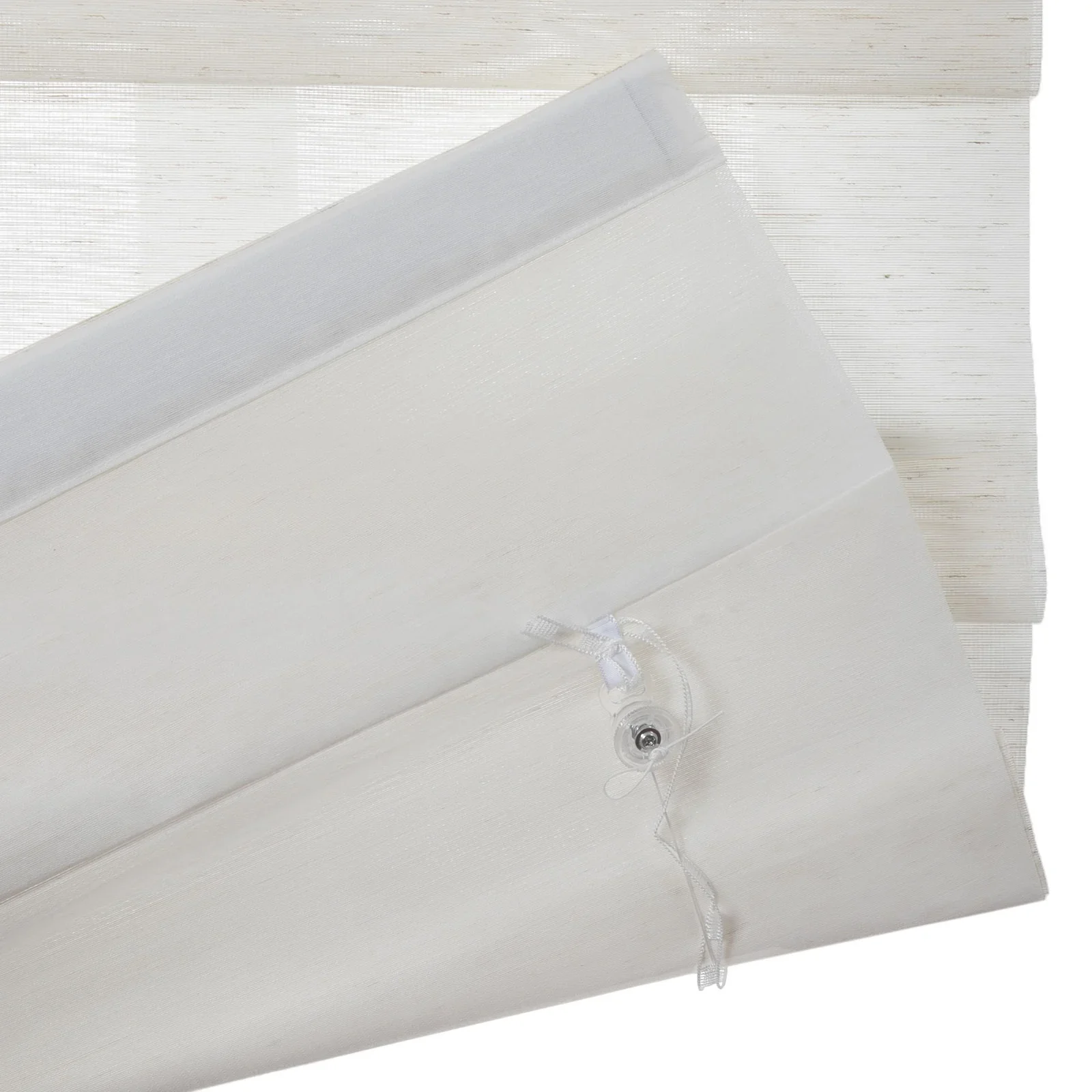 Soft Fold Sheer Roman Shades Cordless - Image 5