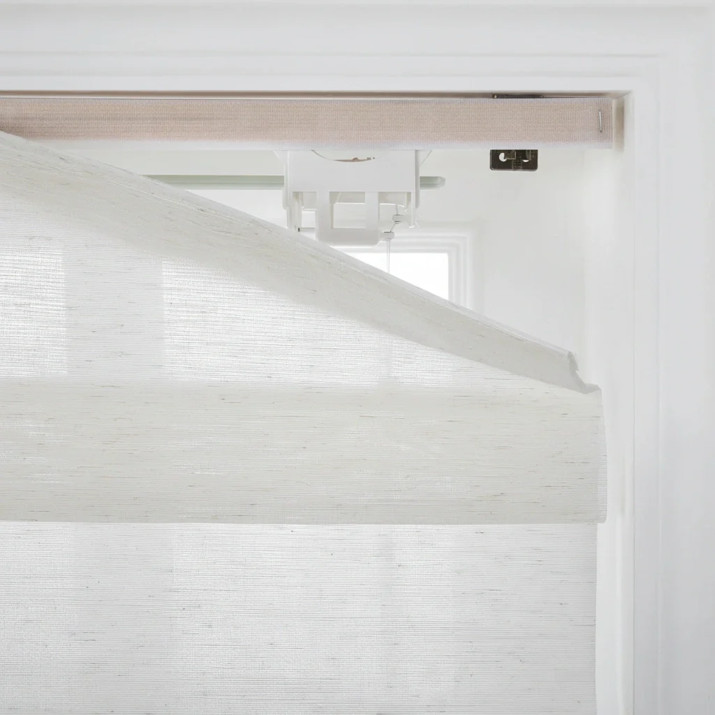 Soft Fold Sheer Roman Shades Cordless - Image 6