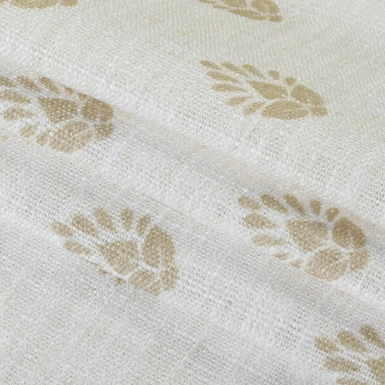Stefana Silber Print Linen Blend Curtain Drapery Pleated - Image 73
