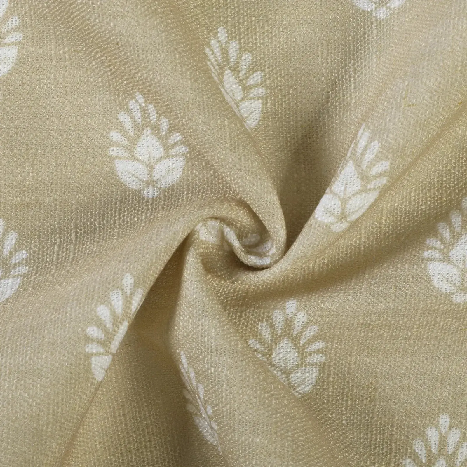 Stefana Silber Print Linen Blend Curtain Drapery Pleated - Image 79