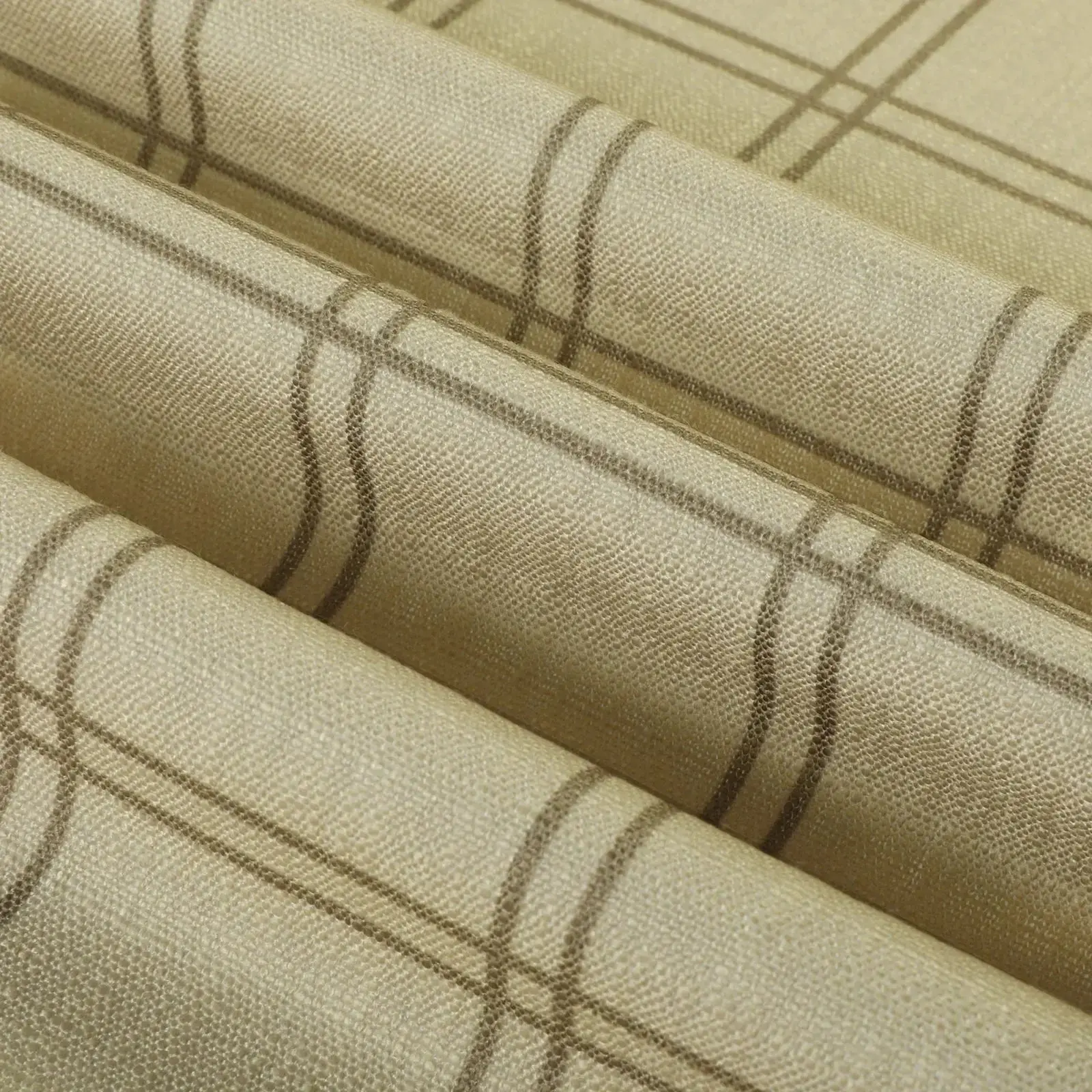 Stefana Silber Print Linen Blend Curtain Drapery Pleated - Image 88