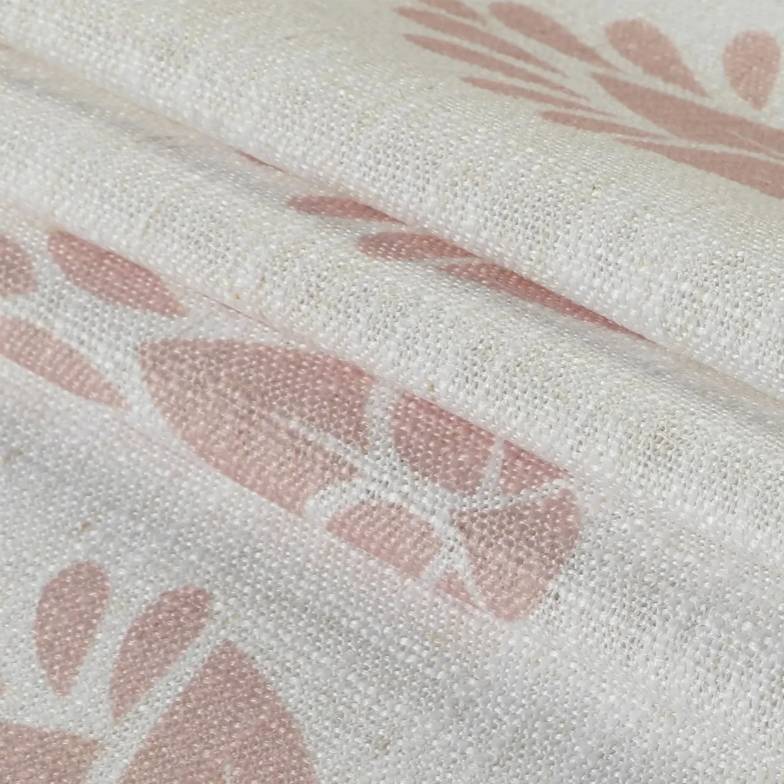 Stefana Silber Print Linen Blend Curtain Drapery Pleated - Image 104