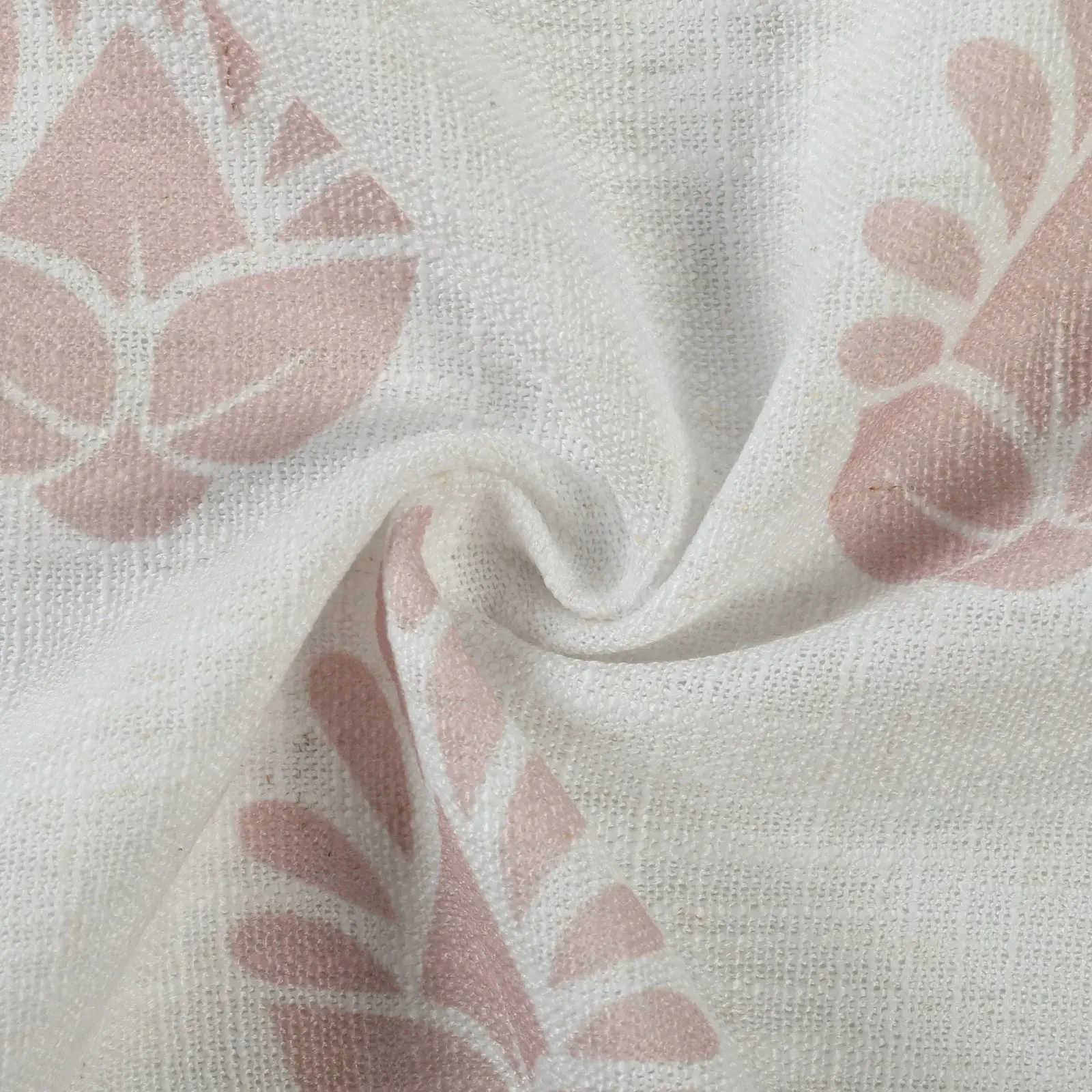 Stefana Silber Print Linen Blend Curtain Drapery Pleated - Image 107