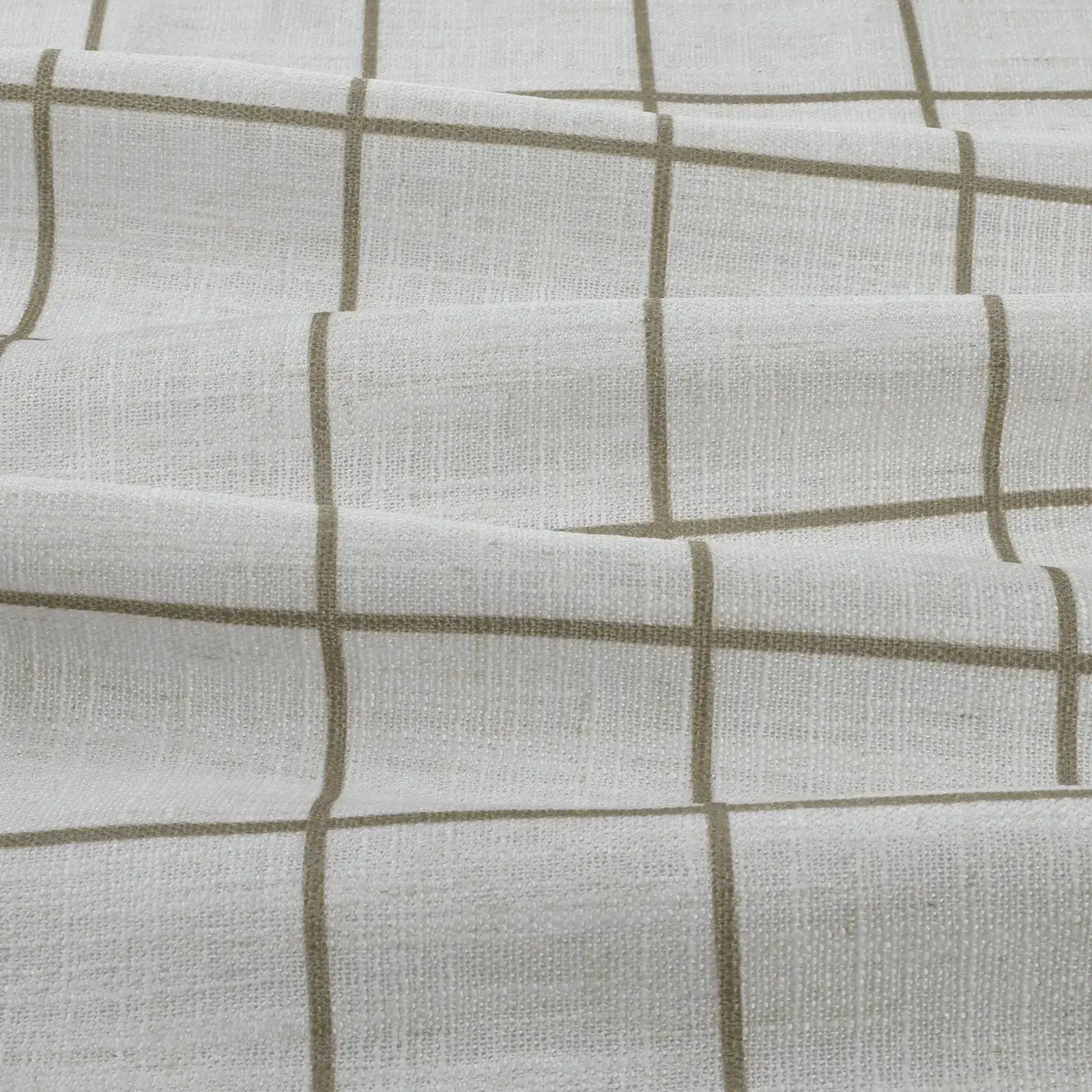 Stefana Silber Print Linen Blend Curtain Drapery Pleated - Image 127