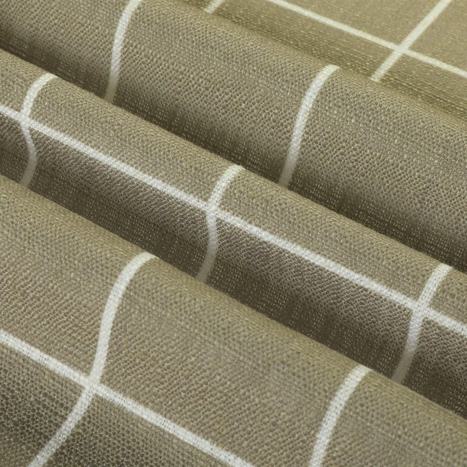 Stefana Silber Print Linen Blend Curtain Drapery Pleated - Image 128