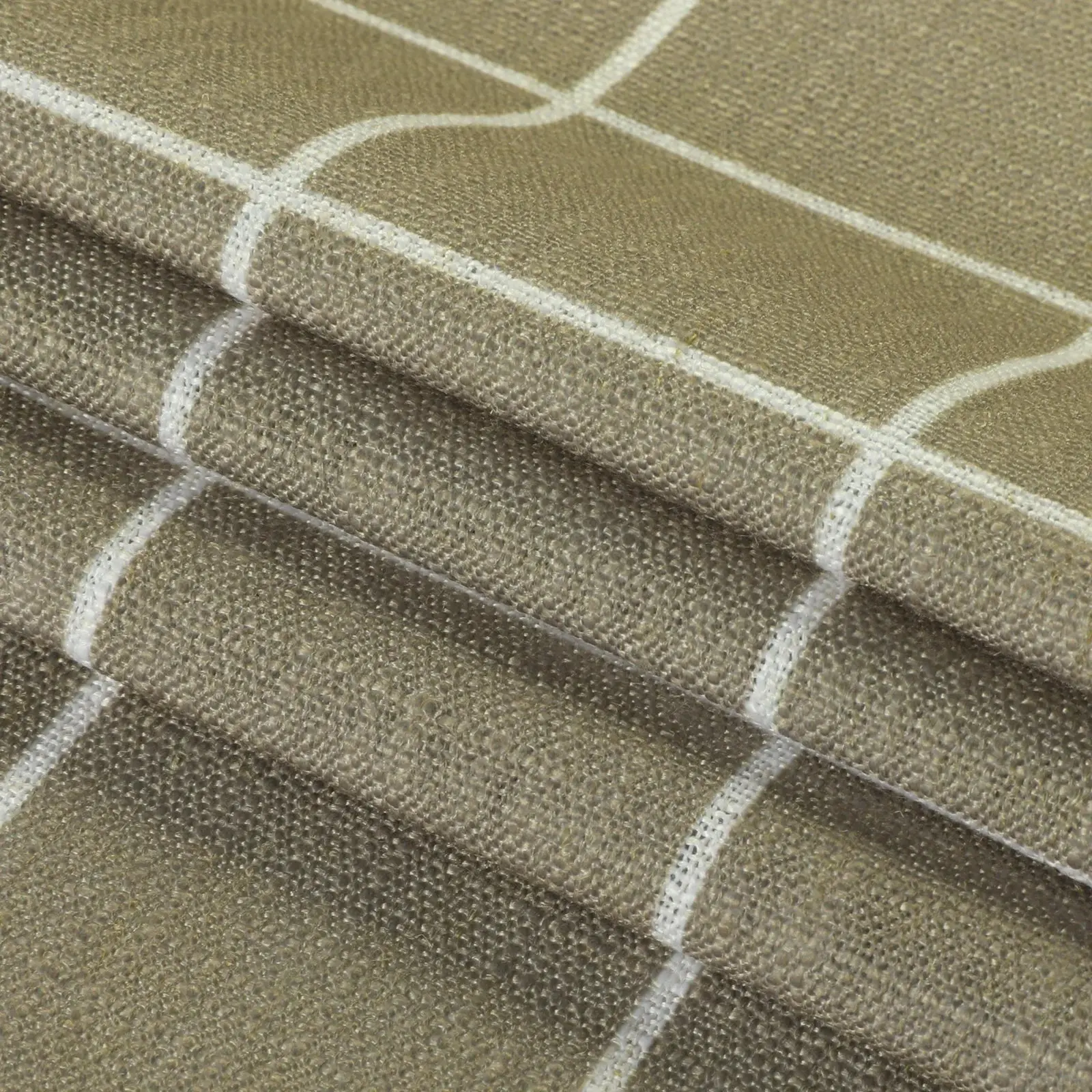 Stefana Silber Print Linen Blend Curtain Drapery Pleated - Image 131